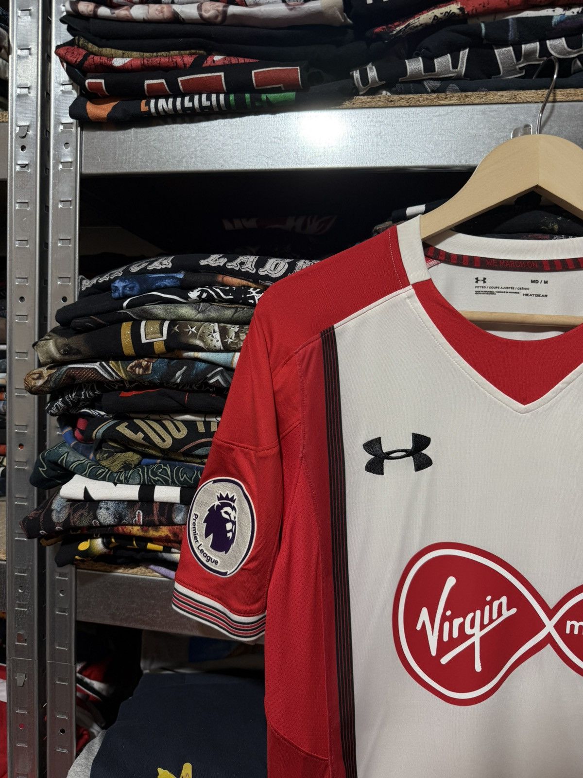 Under Armour Under Armour Southampton 2017 2018 Home Soccer Jersey Size US S / EU 44-46 / 1 - 3 Thumbnail