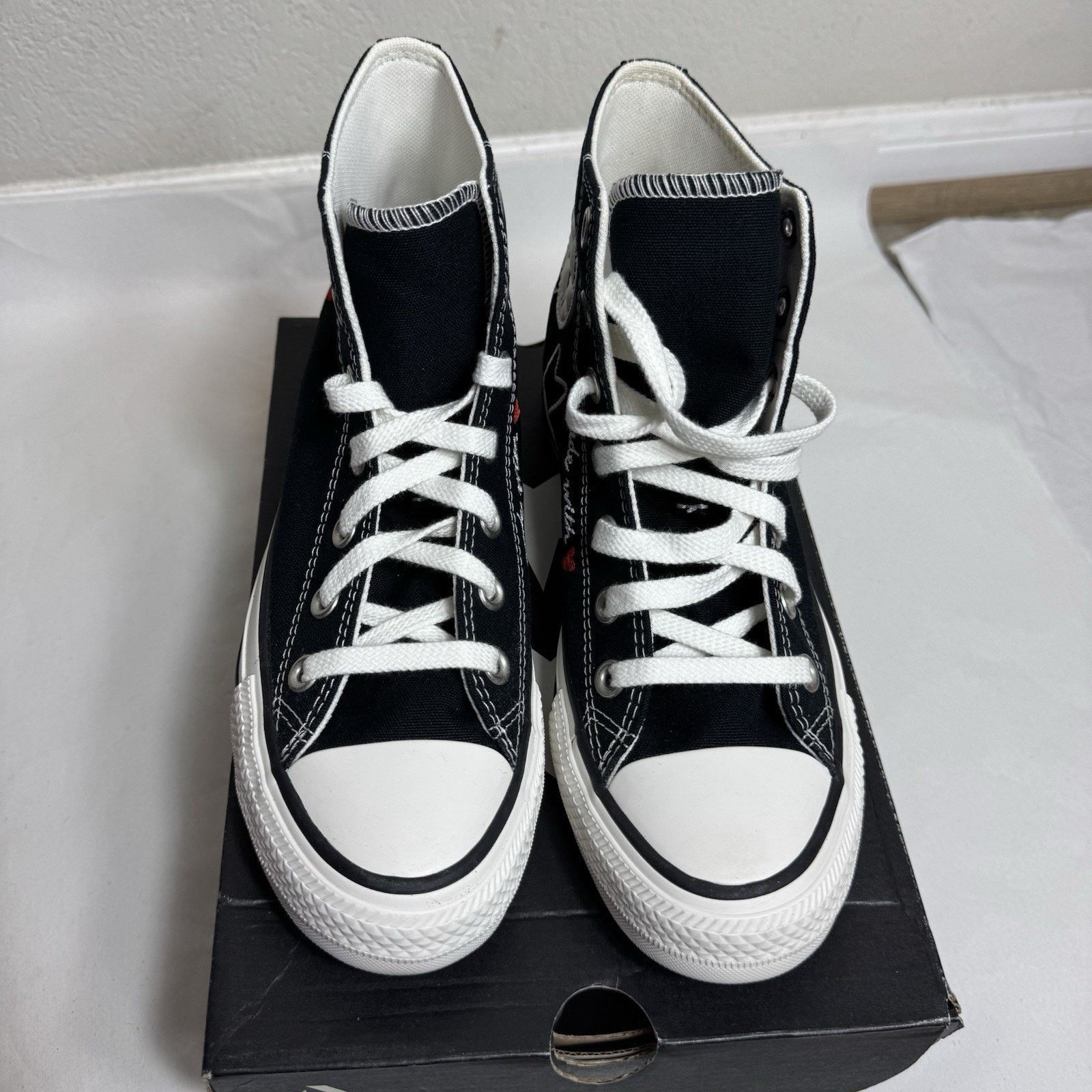 Converse Converse Chuck Taylor ‘Made with Love’ High Top Sneakers 7 Size US 7 / IT 37 - 10 Thumbnail