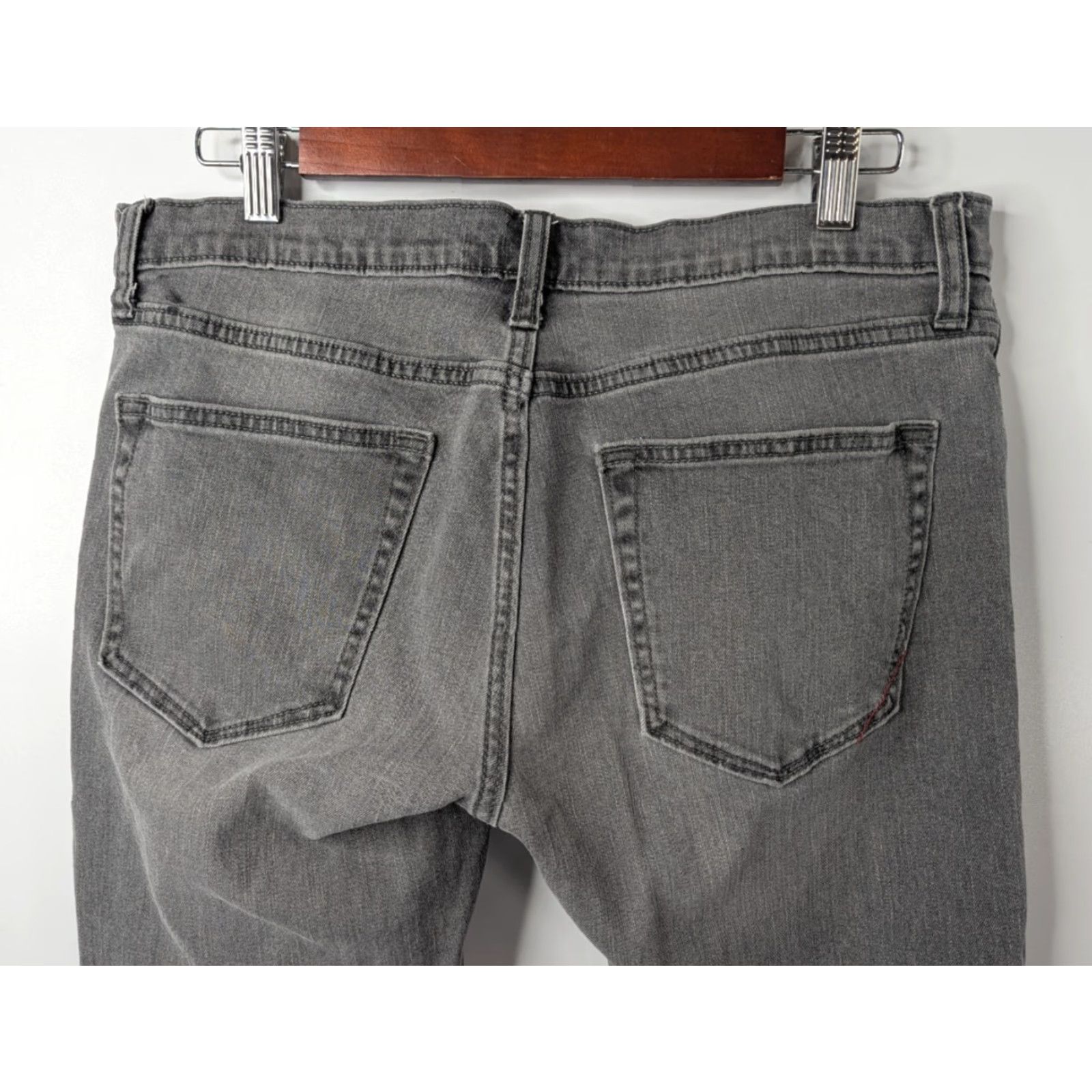 Banana Republic VINTAGE Banana Republic Jeans Denim 5-Pocket 100% Cotton Gray Gray Denim Straight Men’s Size 33X32 Size US 33 - 7 Thumbnail