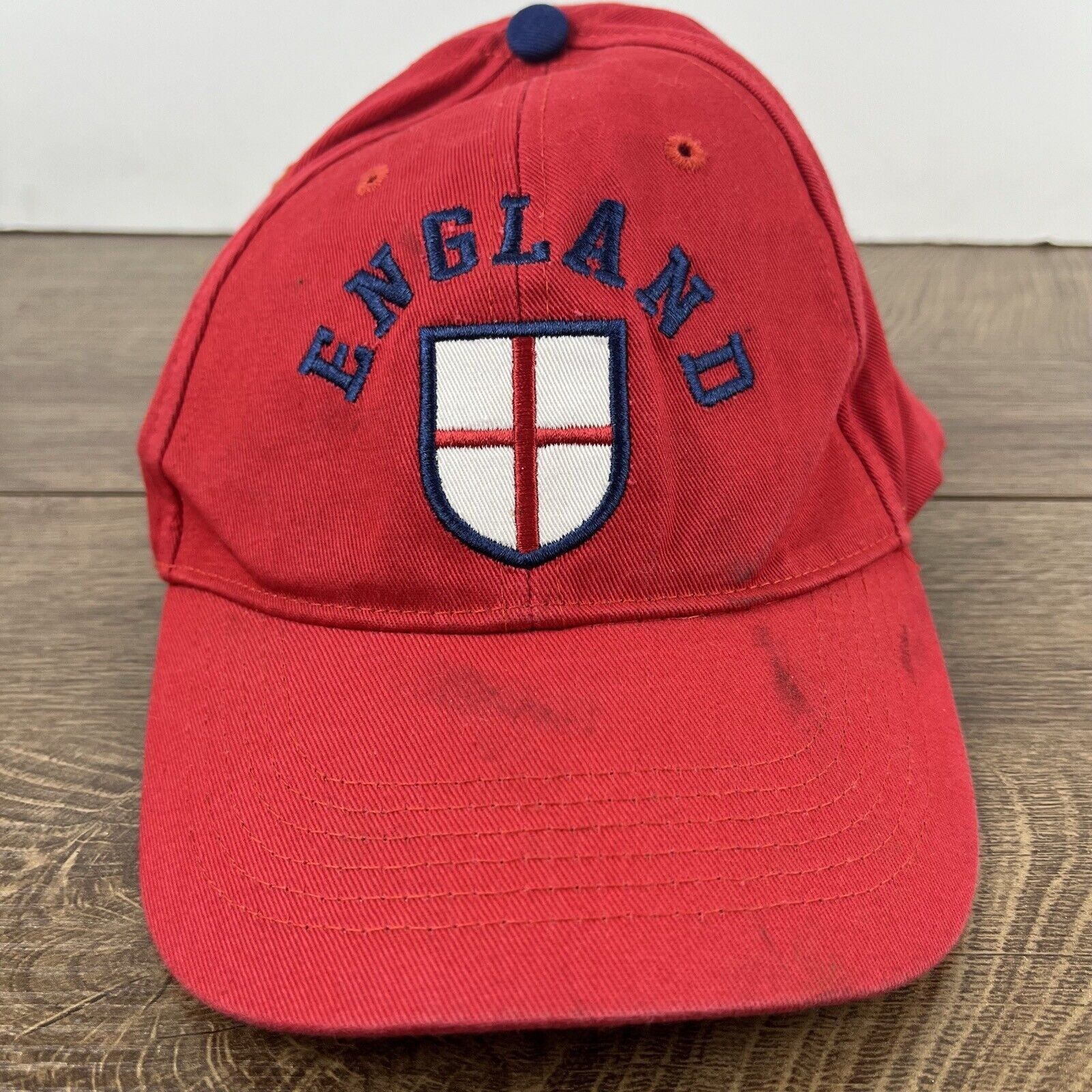 Other England Hat England Baseball Hat Red Adjustable Hat Red Adul Size ONE SIZE - 6 Thumbnail