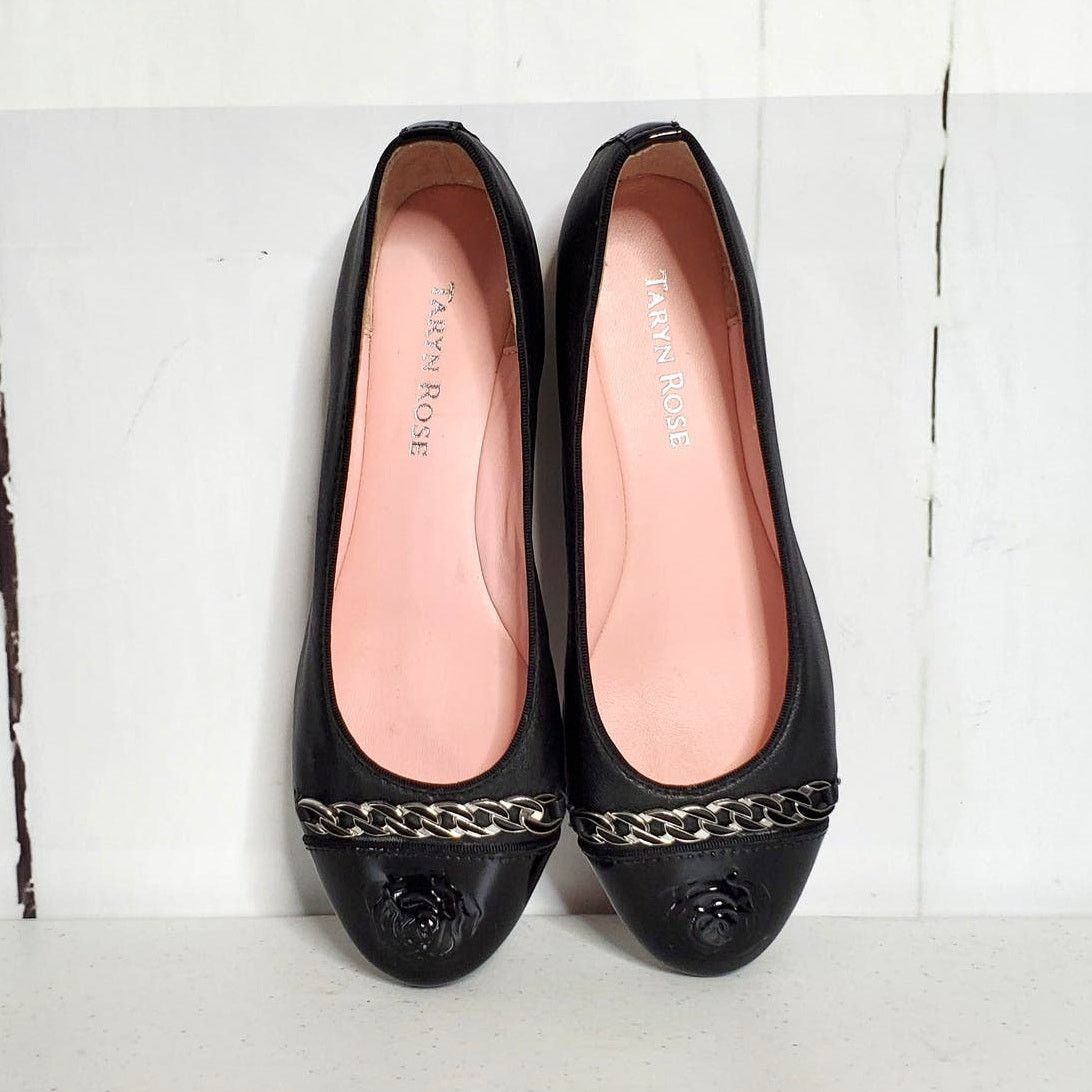 Other Taryn Rose Paola Soft Leather Cap Toe Ballerina Pumps 6 Size US 6 / IT 36 - 6 Thumbnail