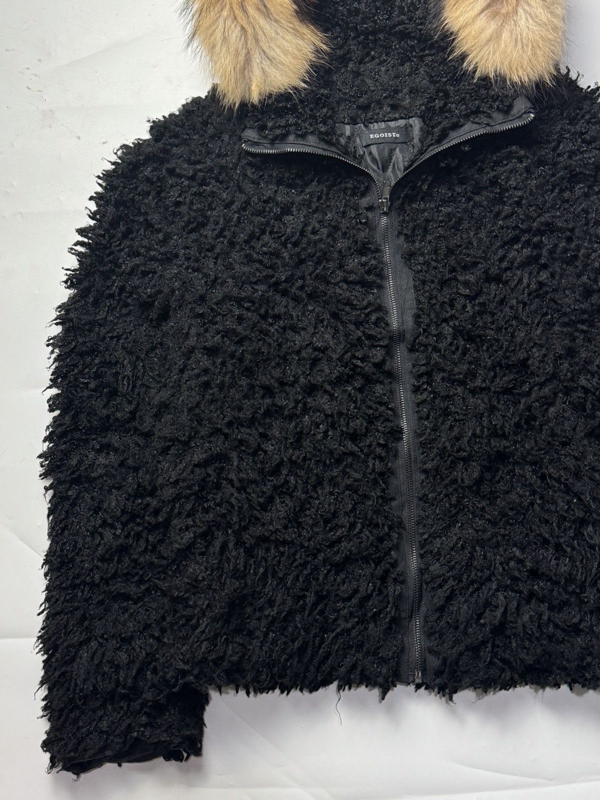 If Six Was Nine × Japanese Brand × Le Grande Bleu (L.G.B.) Faux Fur Japanese Egoist Hoodie Size US M / EU 48-50 / 2 - 5 Thumbnail
