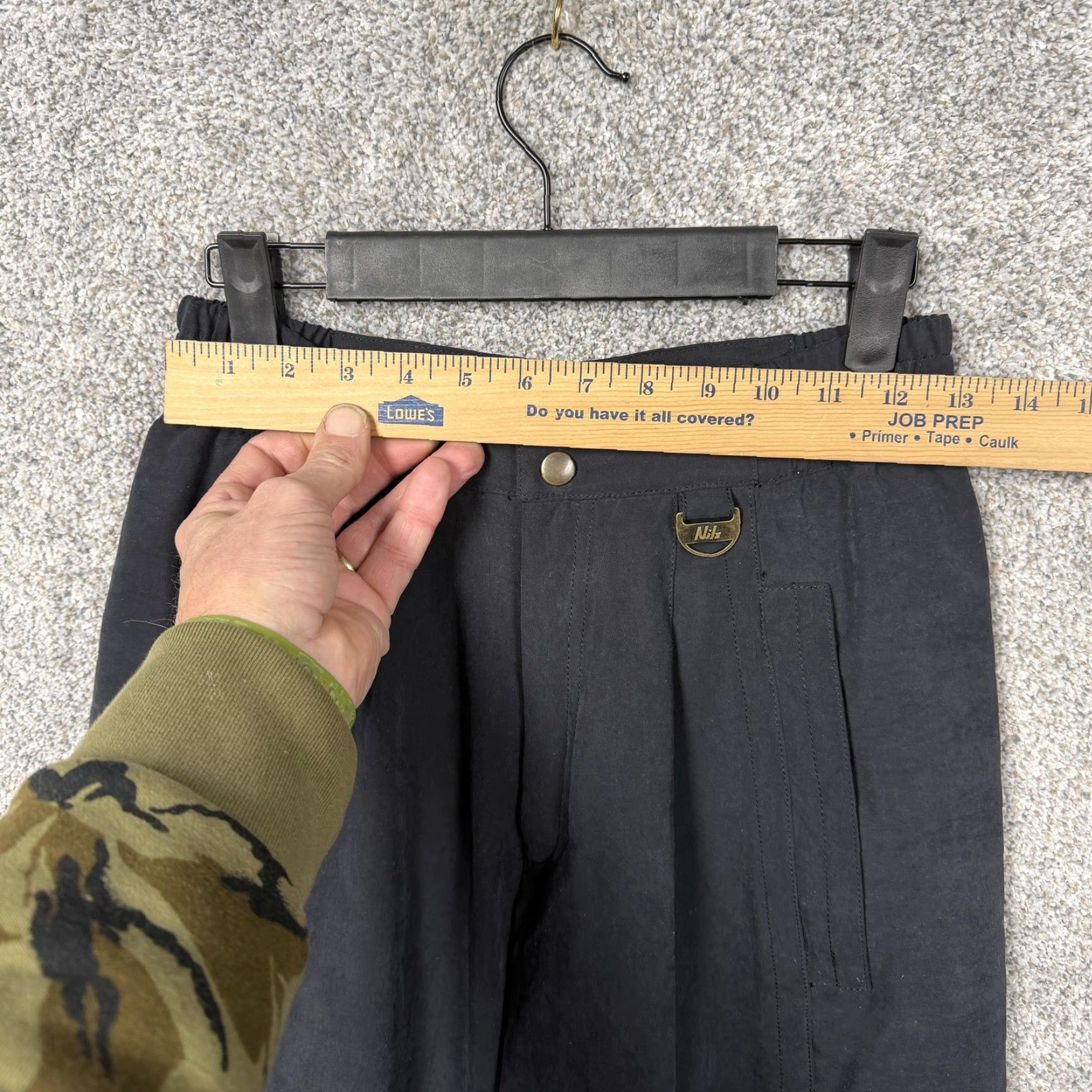 Etro VINTAGE Nils Snow Pants Women 8 Insulated Ski Tapered Blue Pockets Zip Pocket Winter Activewear Front Zip Fly Elastic Waist 26in 31in 80s 90s Size 30" / US 8 / IT 44 - 2 Thumbnail