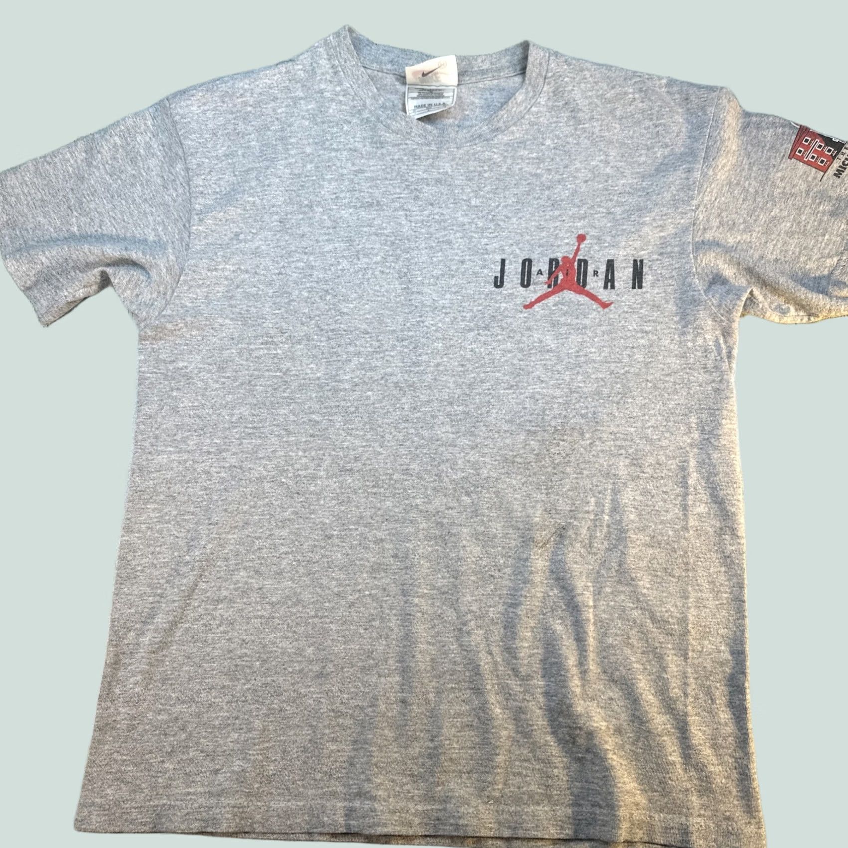 Nike VINTAGE Nike Michael Jordan Restaurant Shirt USA 23 Medium Gray Mens T-Shirt Size US M / EU 48-50 / 2 - 1 Thumbnail