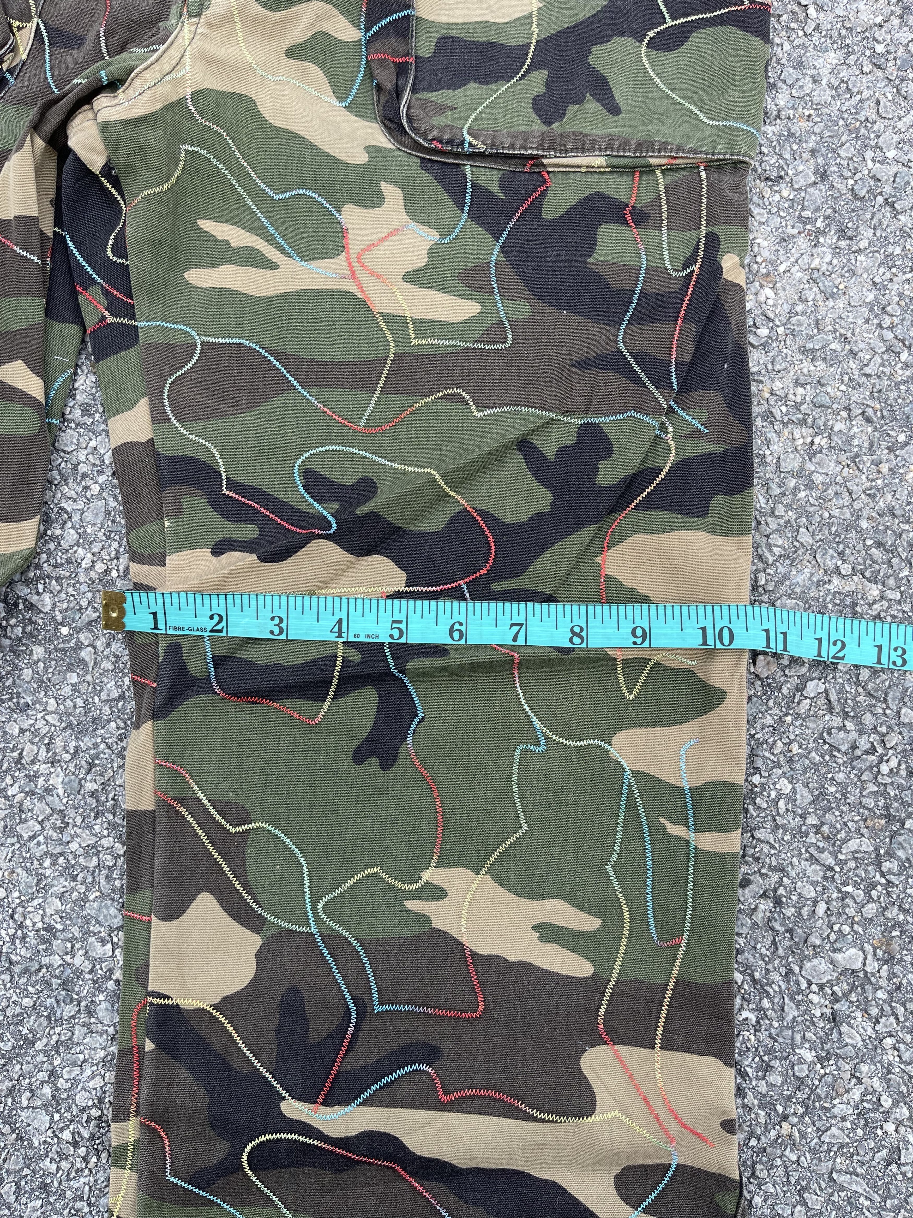 55DSL × Le Grande Bleu (L.G.B.) Army Camouflage Cargo Rainbow Embroidery Stitching Size US 30 / EU 46 - 14 Thumbnail
