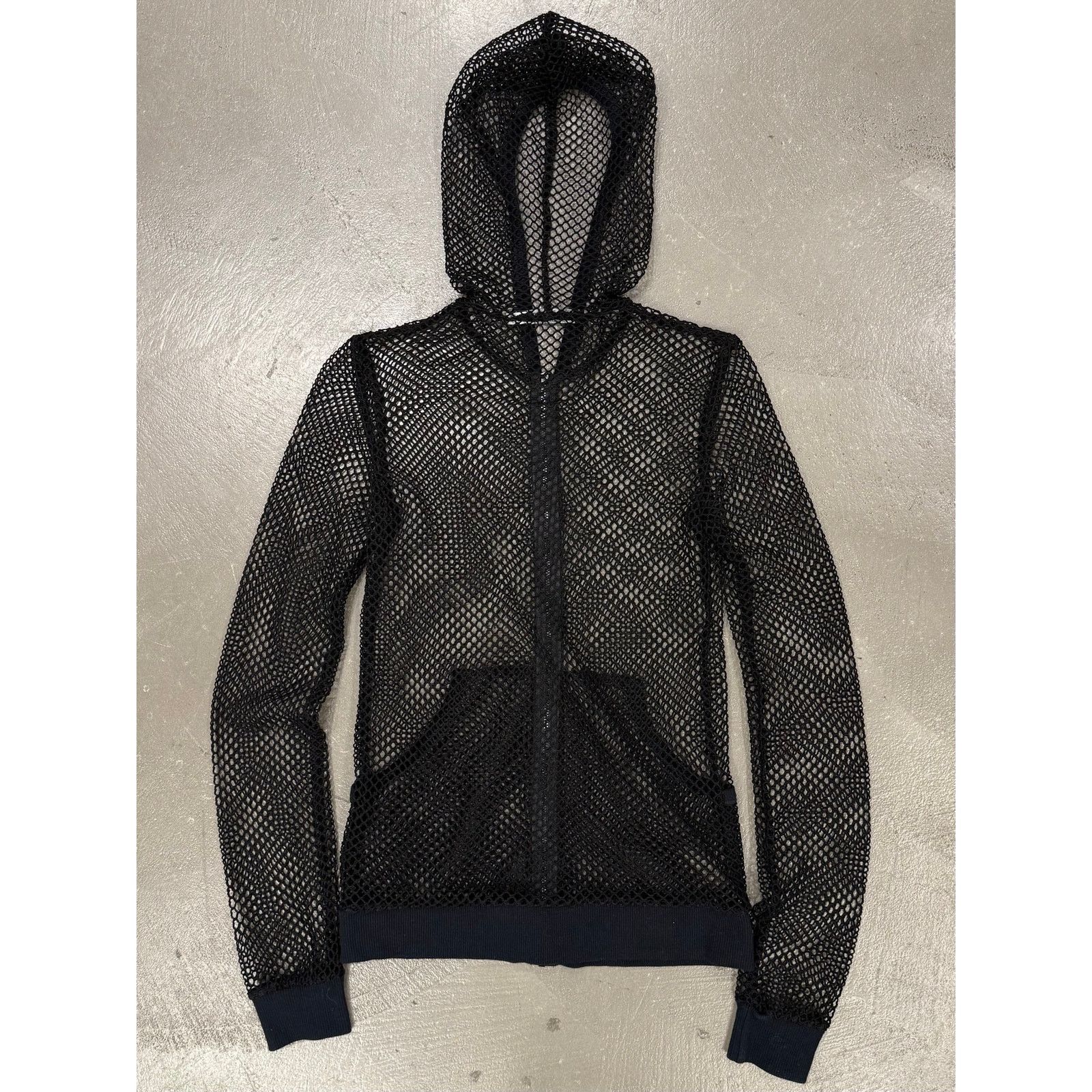 Dolce & Gabbana S/S2003 Dolce & Gabbana fishnet mesh hoodie Size XS / US 0-2 / IT 36-38 - 5 Thumbnail