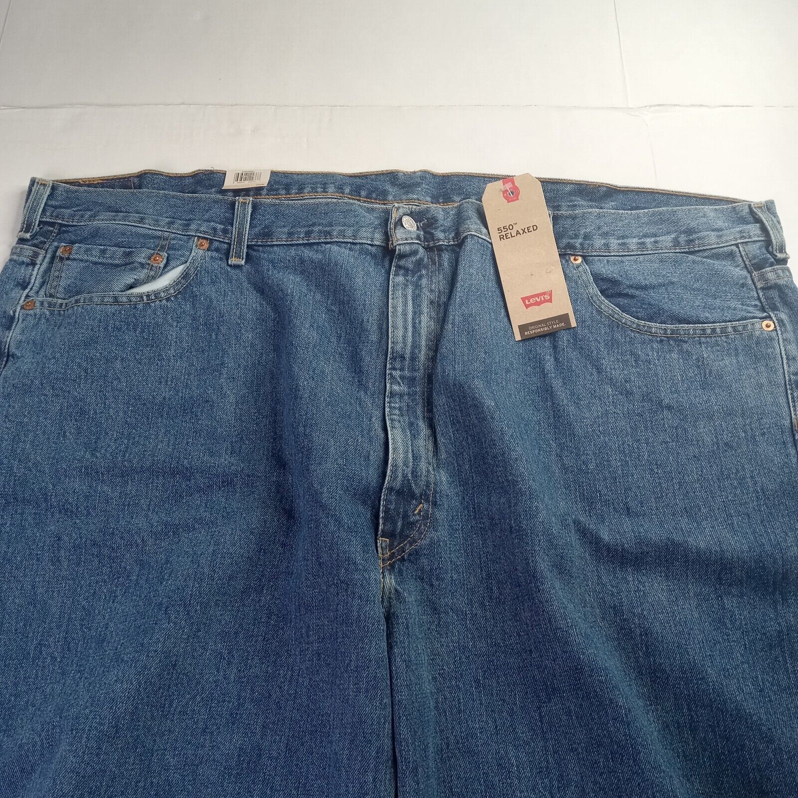 Levi's Levi's 550 Relaxed Jeans Men’s Size 52x29 Blue Loose Tapered Size US 44 / EU 60 - 3 Thumbnail