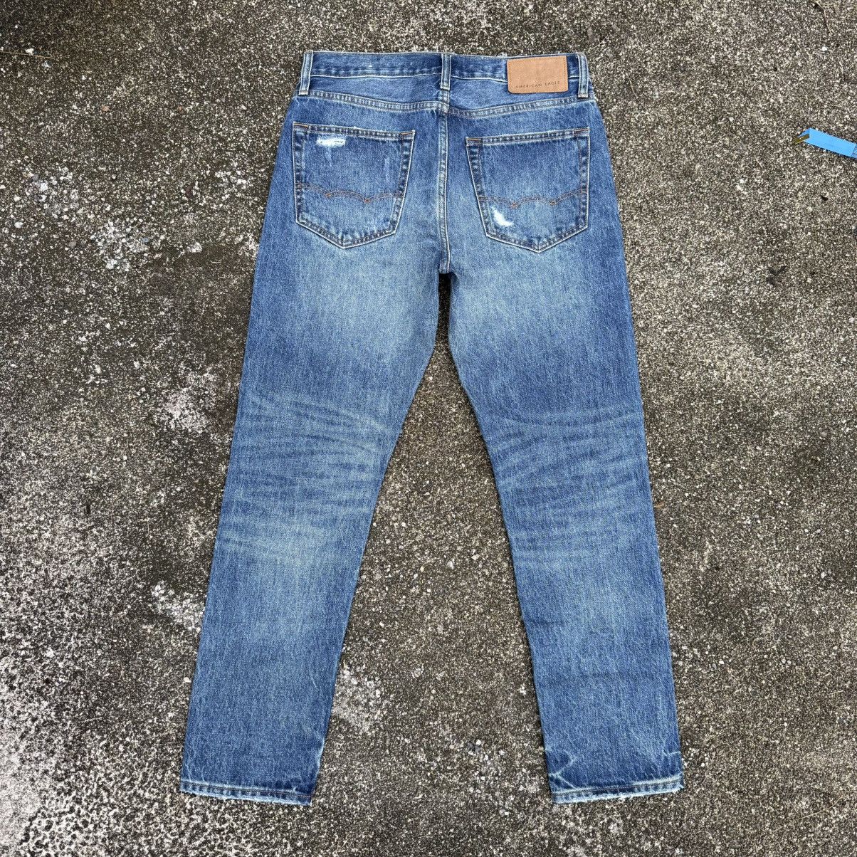 Jean VINTAGE AEG SKINNY DENIM RIPPEP JEAN PANTS Size US 31 - 10 Thumbnail