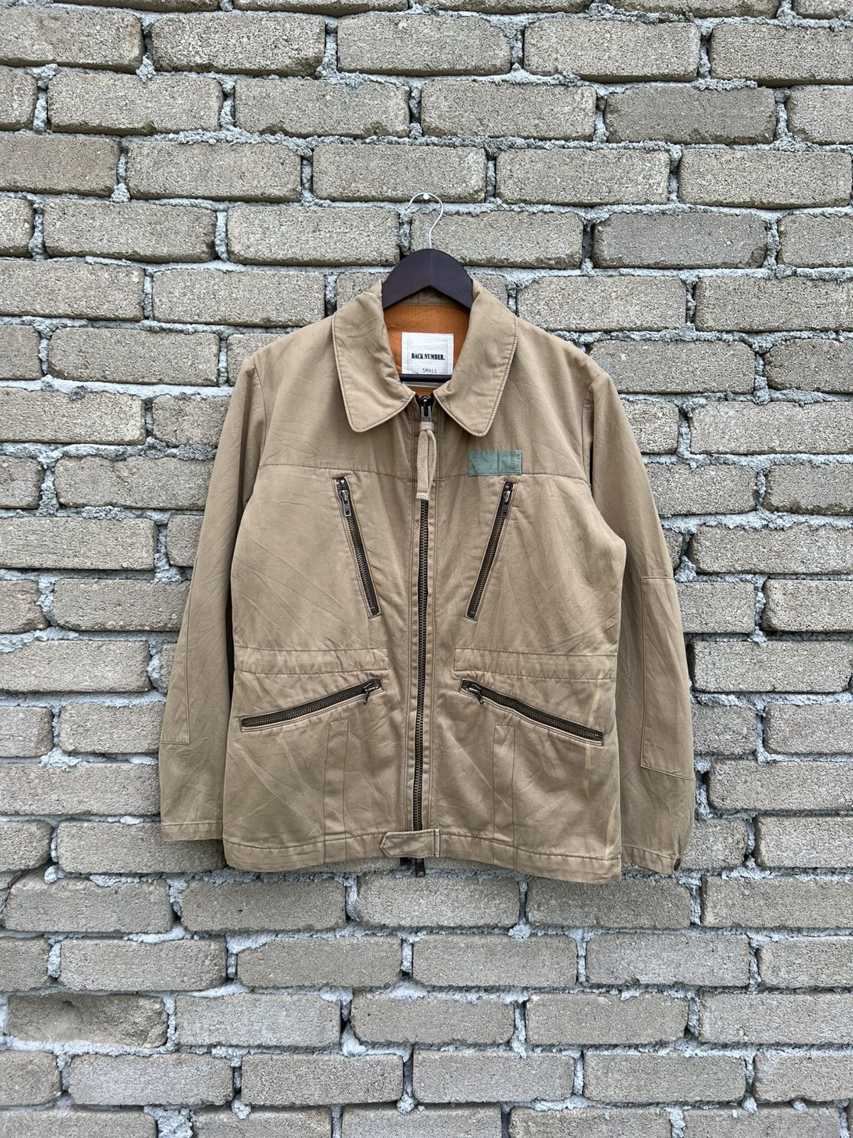 Japanese Brand Back Number Muti Zipper Pocket Jacket Nice Design Size US S / EU 44-46 / 1 - 2 Thumbnail