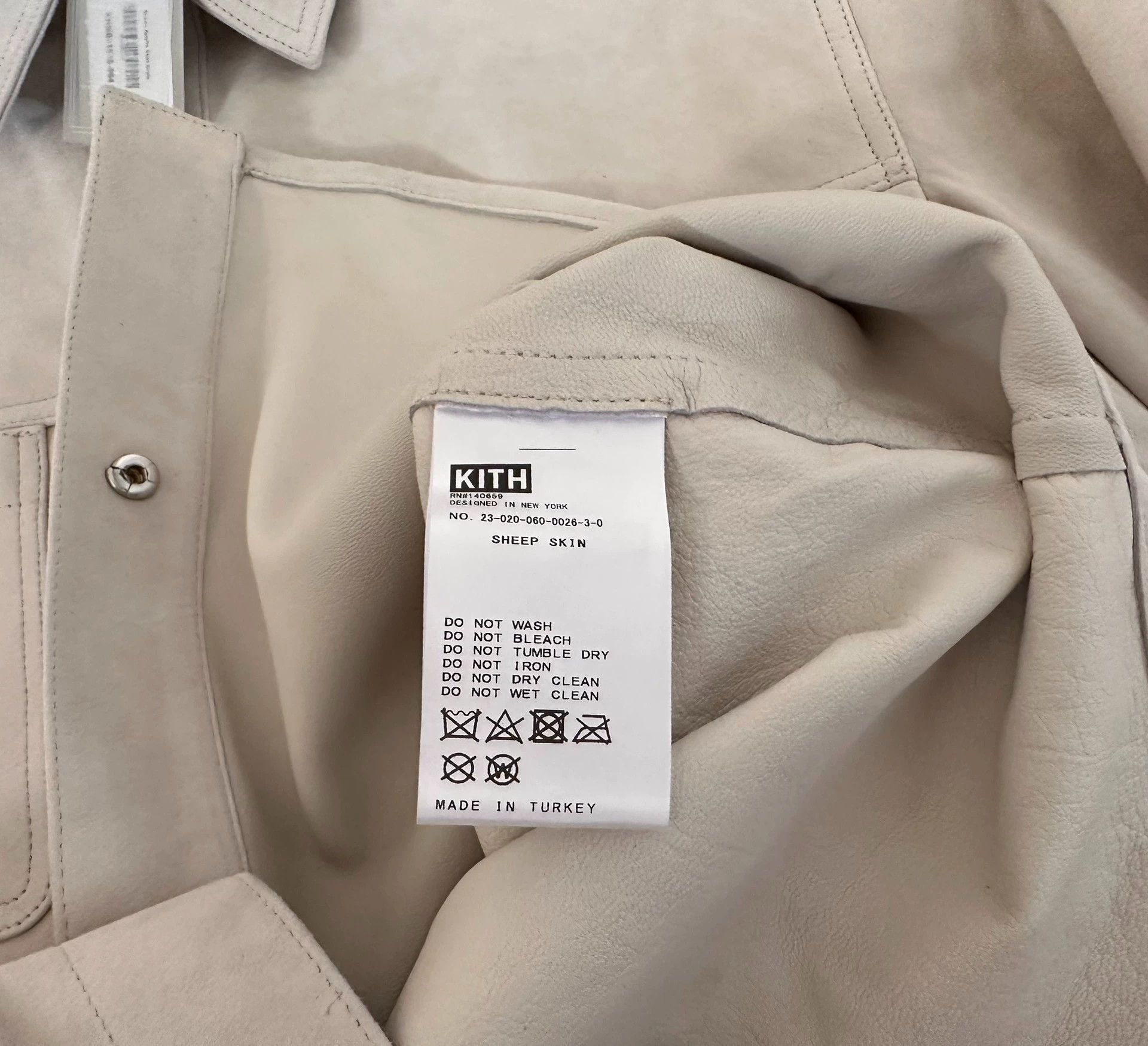 Kith KITH Sheepskin Apollo Shirt Jacket 99 New S Oversized Size US S / EU 44-46 / 1 - 5 Thumbnail