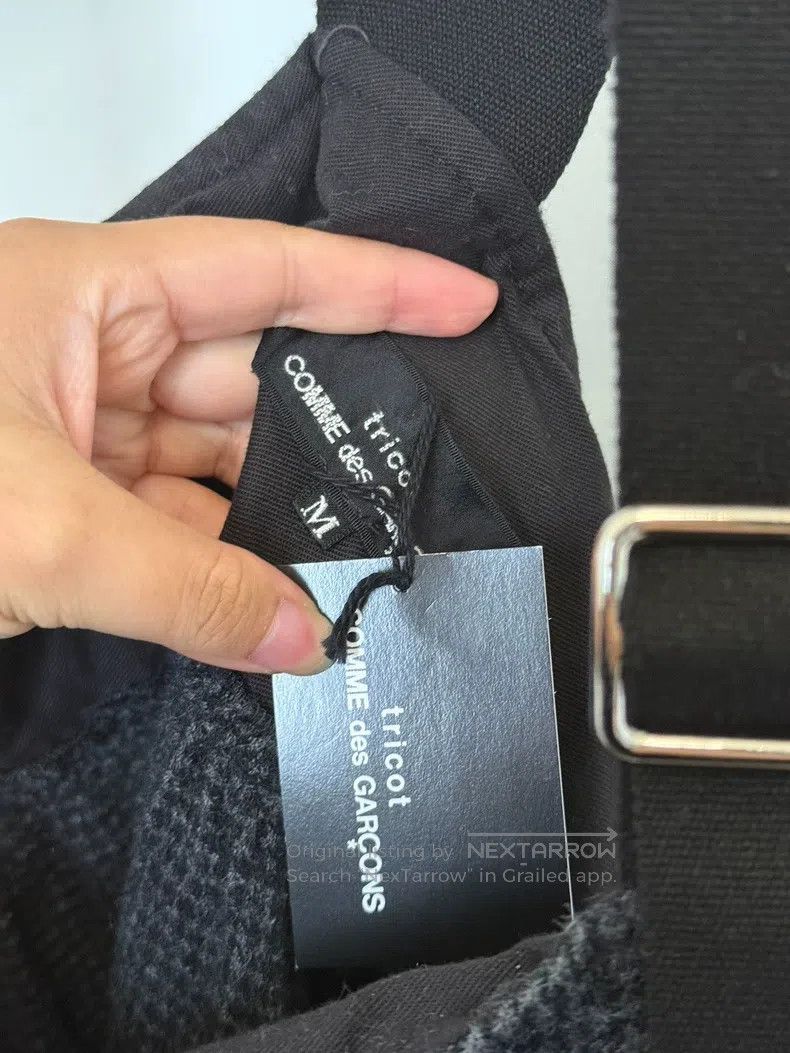 Comme des Garcons Comme des Garcons Dark Gray Wool Suspender Skirt Size M / US 6-8 / IT 42-44 - 3 Thumbnail