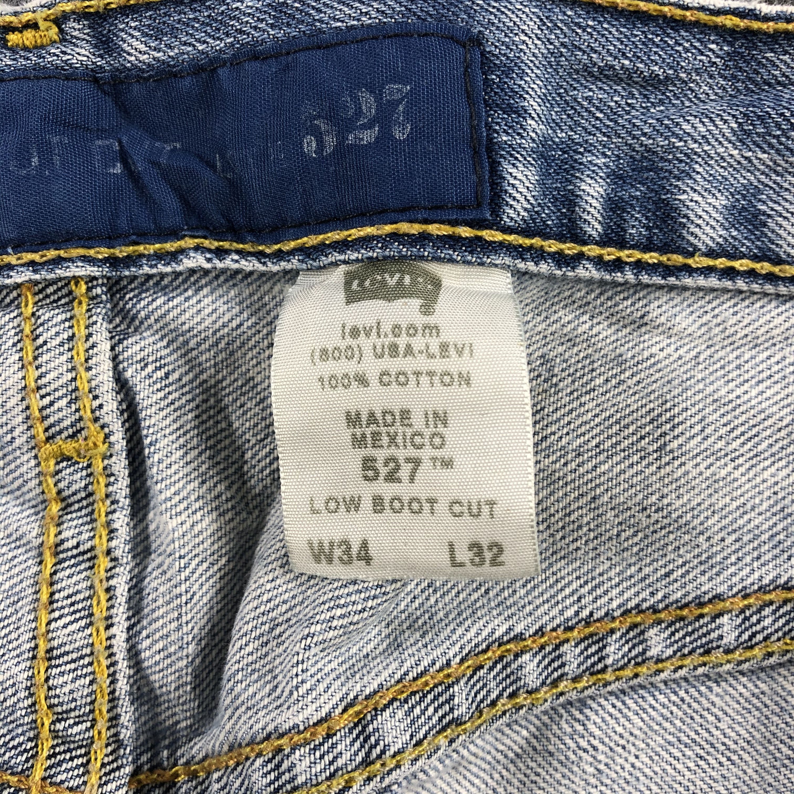 Levi's Vintage 90s Light Wash Levis 527 Jeans-J2055 Size US 34 / EU 50 - 19 Thumbnail