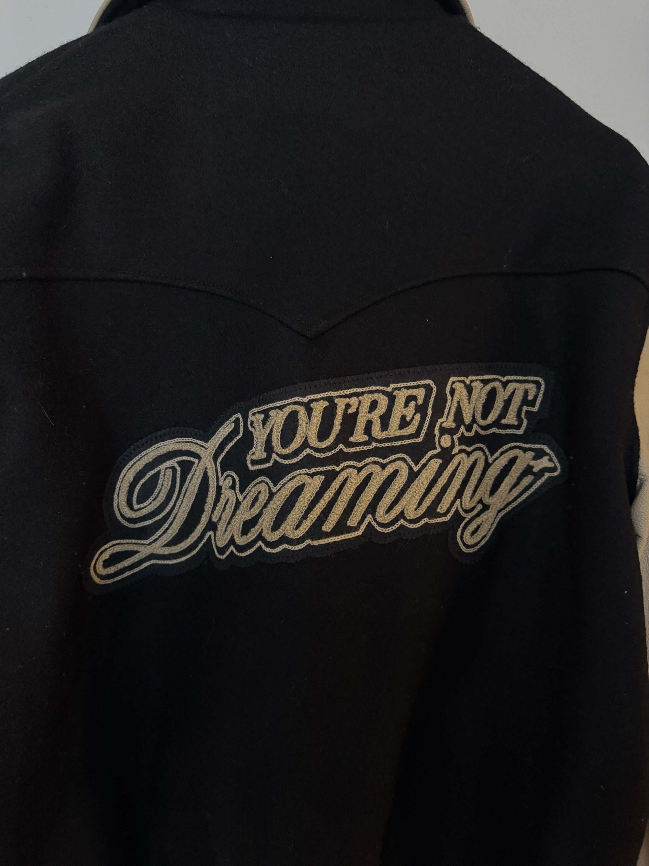 MIDNIGHT RODEO Persistance of Memory Wool & Leather Varsity Size US S / EU 44-46 / 1 - 9 Thumbnail