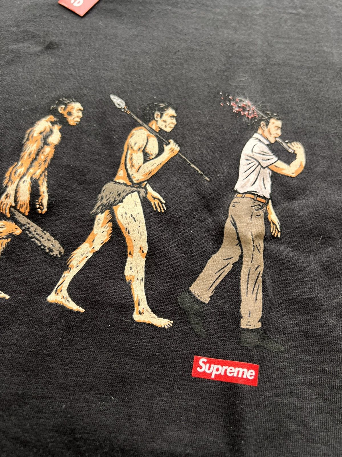 Supreme Supreme Evolution Tee Black M ape human t-shirt primitive Size US M / EU 48-50 / 2 - 14 Thumbnail