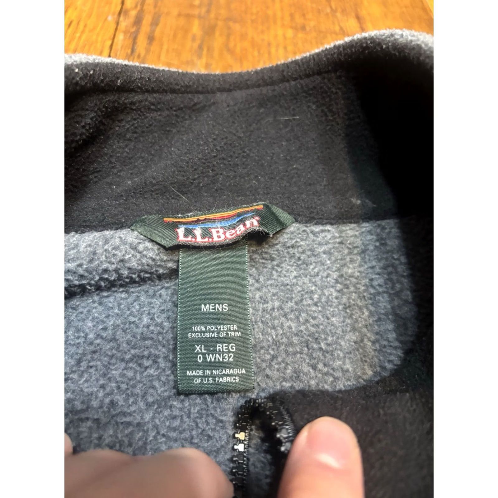 Vintage L.L. Bean Vest Mens XL Gray Fleece Full Zip Chest Pocket Hiking Outdoors Windbreaker Size US XL / EU 56 / 4 - 3 Thumbnail