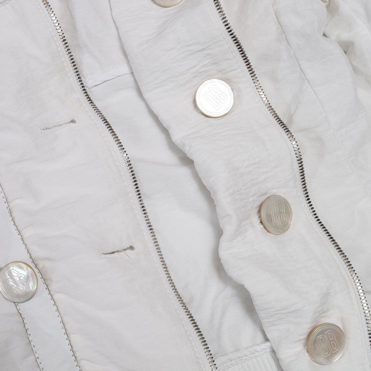 Dirk Bikkembergs Dirk Bikkembergs Vintage Viscose Linen White Jacket Buttons Size S / US 4 / IT 40 - 21 Thumbnail