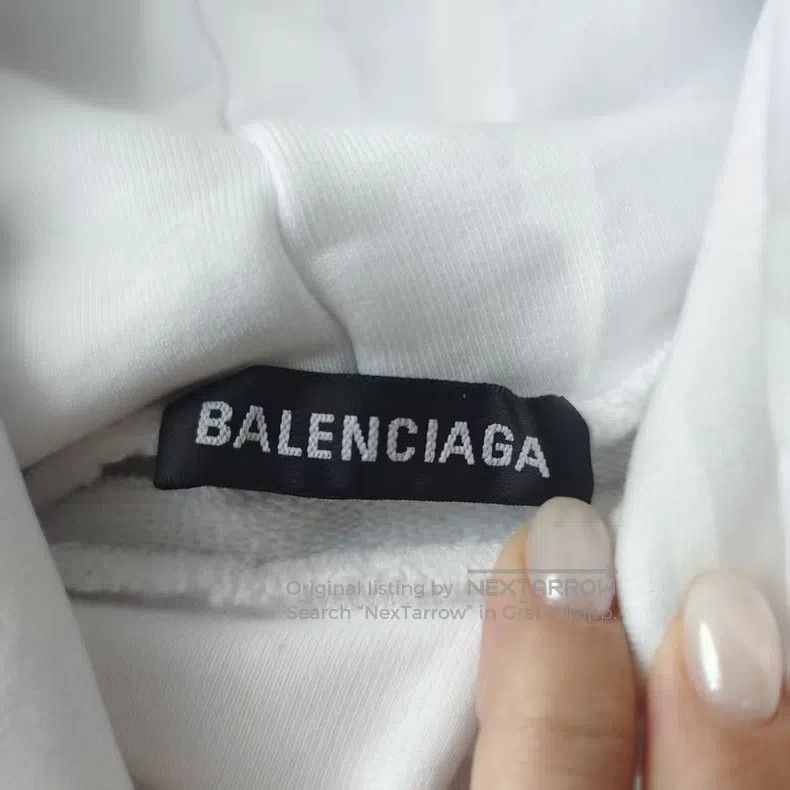 Balenciaga Balenciaga Torch logo hooded sweater Size US XXS / EU 40 - 3 Thumbnail