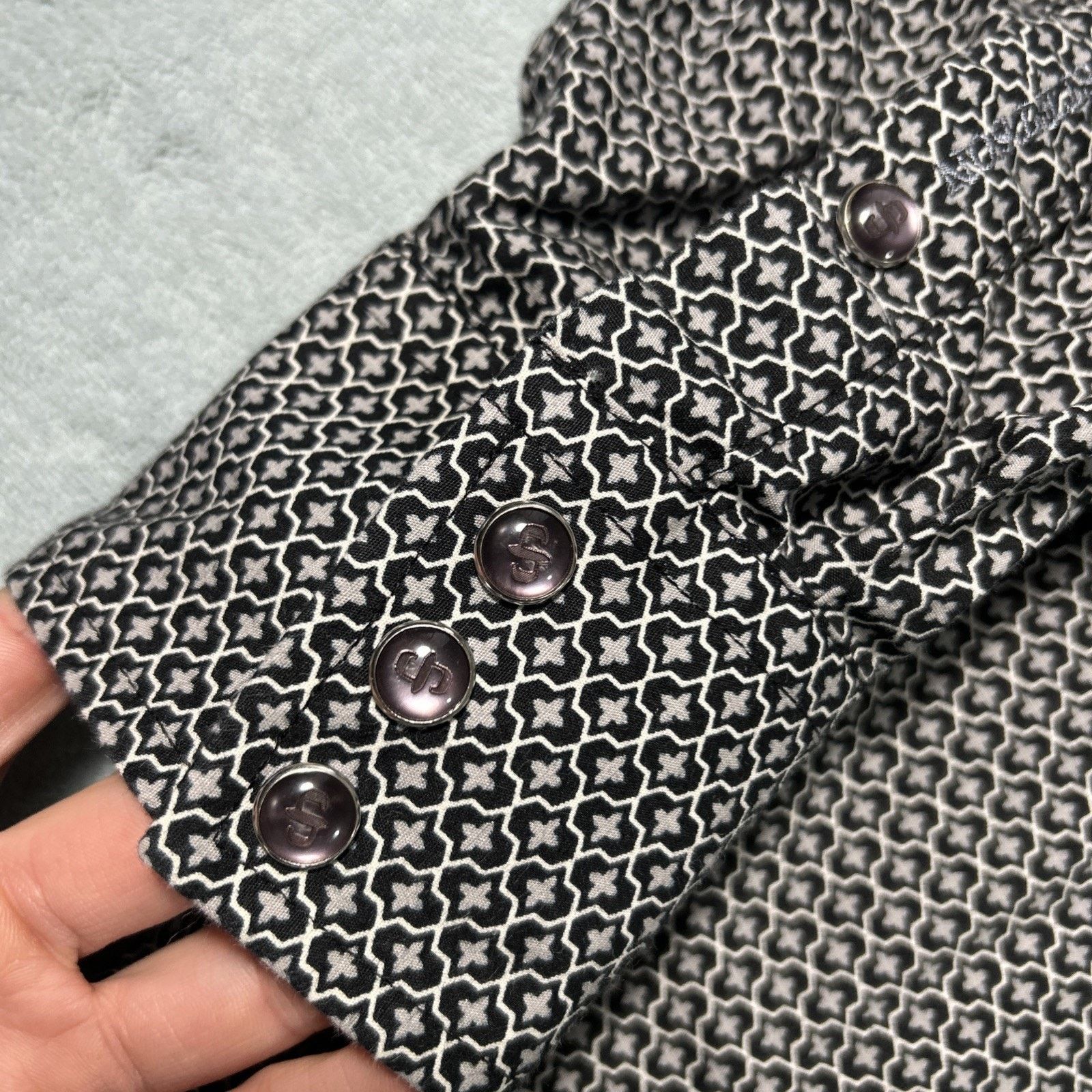 Stetson Stetson Pearl Snap Shirt Mens Medium Long Sleeve Western Size US M / EU 48-50 / 2 - 7 Thumbnail