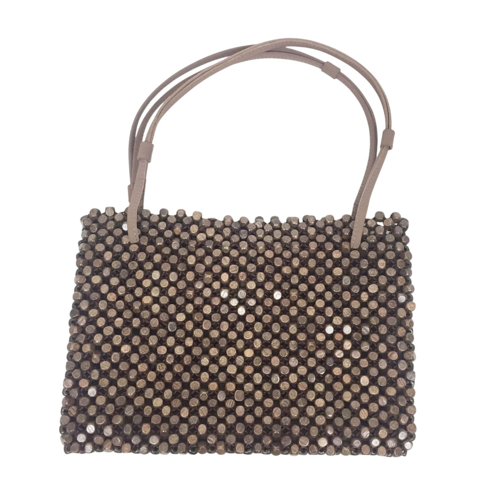 Other The Sak Brown Wooden Beaded Mini Handbag Size ONE SIZE - 4 Thumbnail