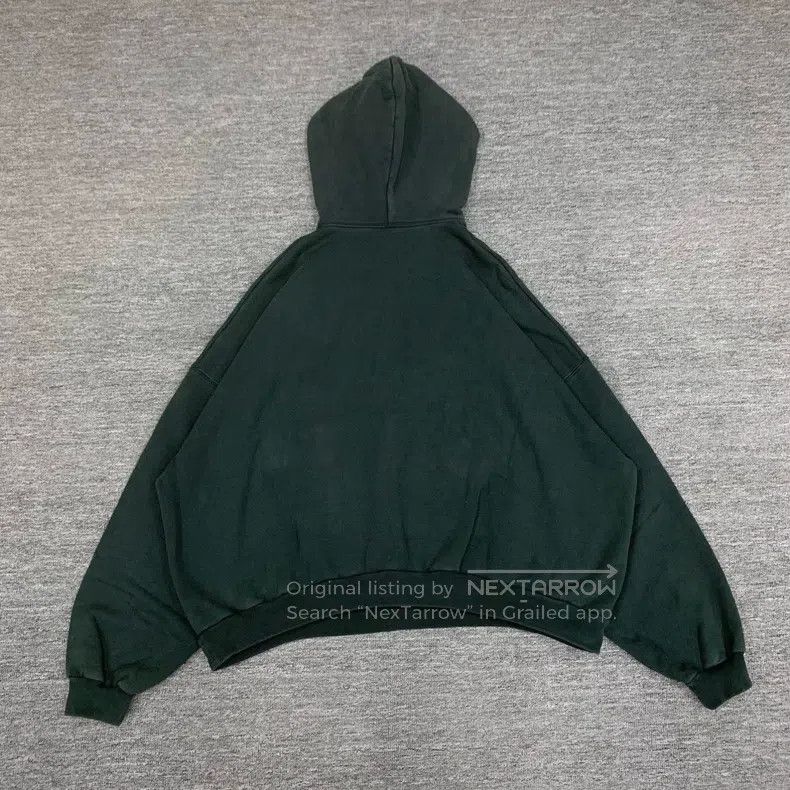 Balenciaga Balenciaga Olive Green Big Logo Hoodie Sweatshirt Size US S / EU 44-46 / 1 - 2 Thumbnail