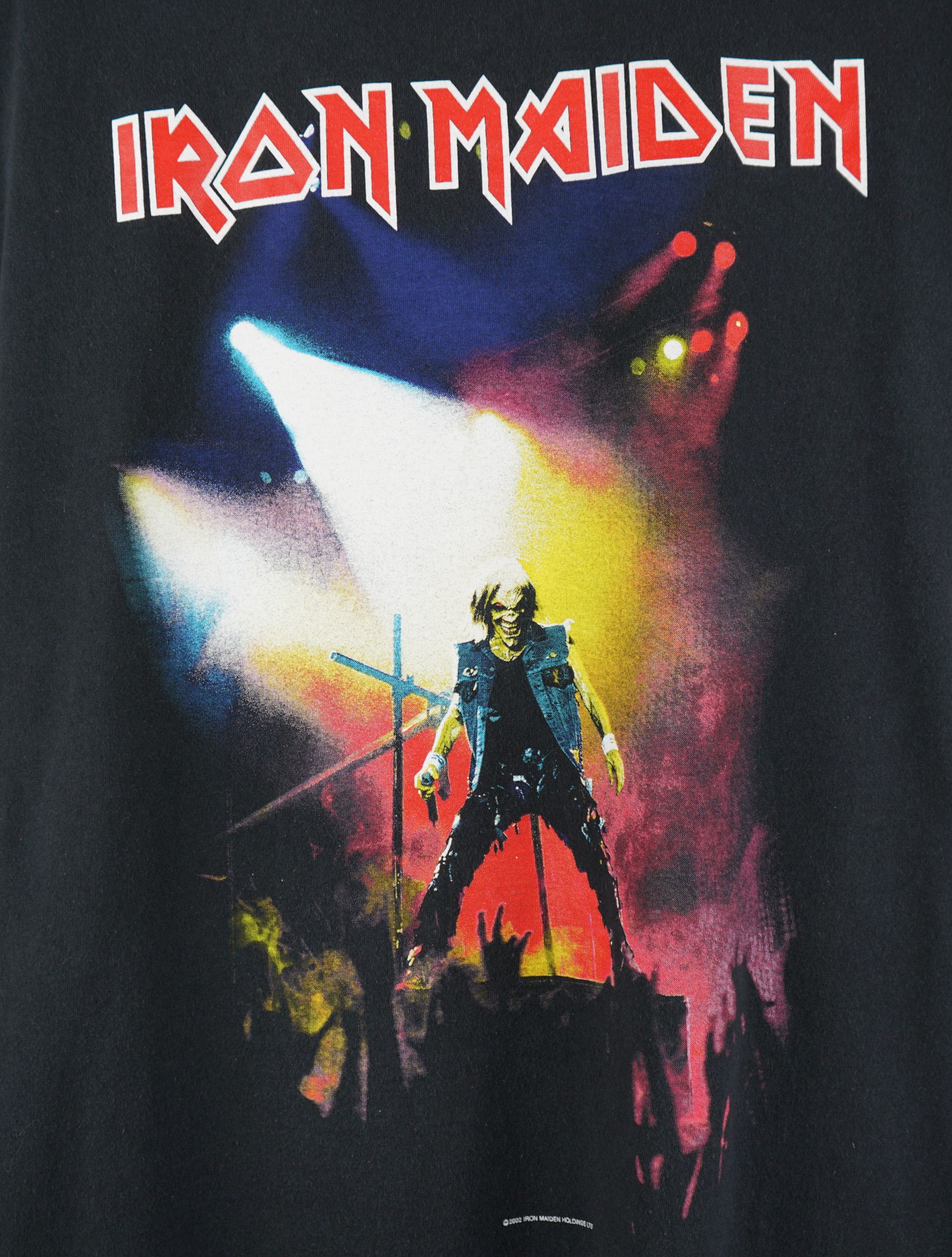 Band Tees × Vintage Vintage 2002 Iron Maiden Concert Clive Burr T-Shirt Size US XL / EU 56 / 4 - 2 Thumbnail