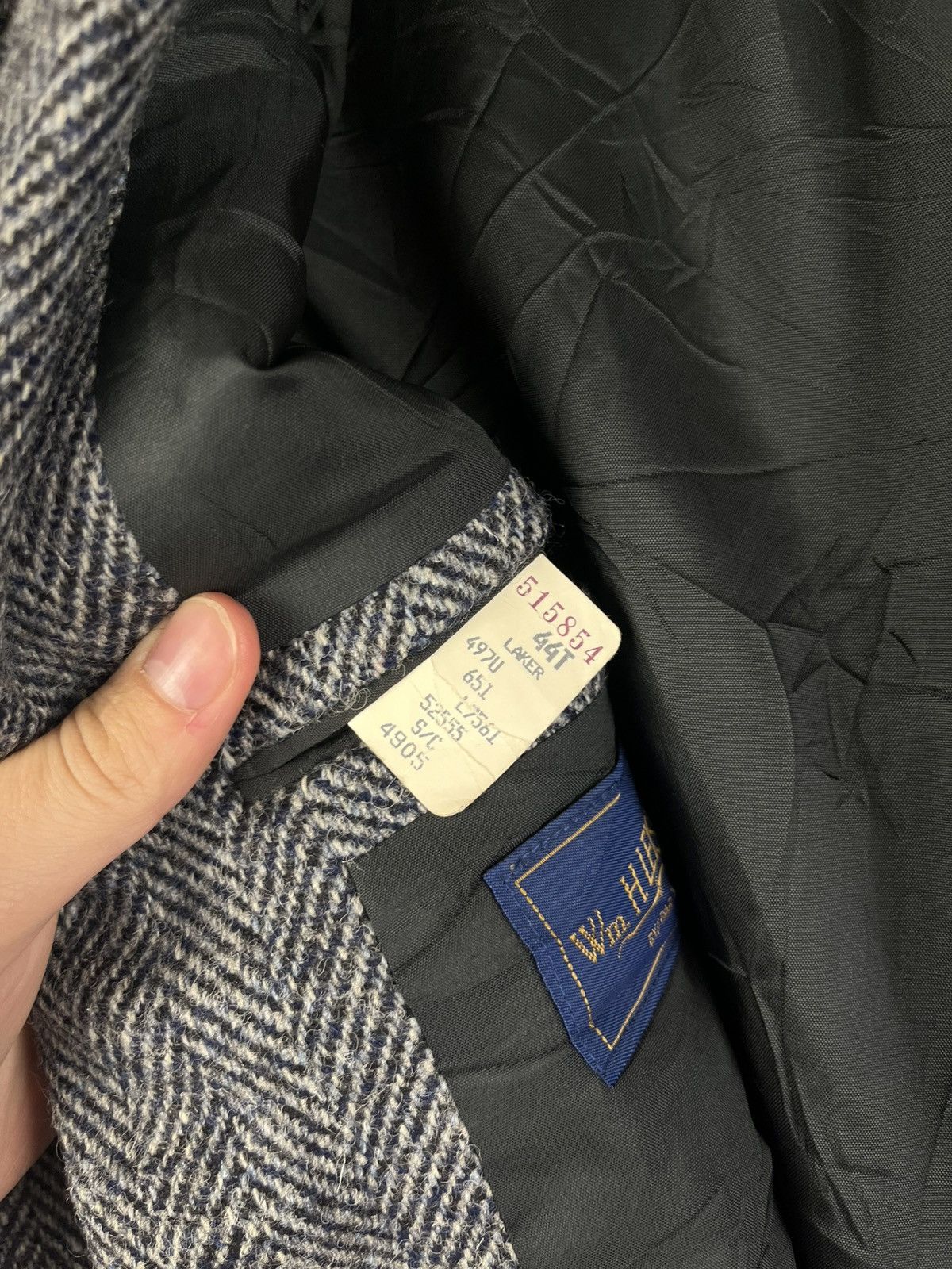 Harris Tweed Harris Tweed Luxury Wool Jacket Blazer Made in Canada Size 44R - 10 Thumbnail