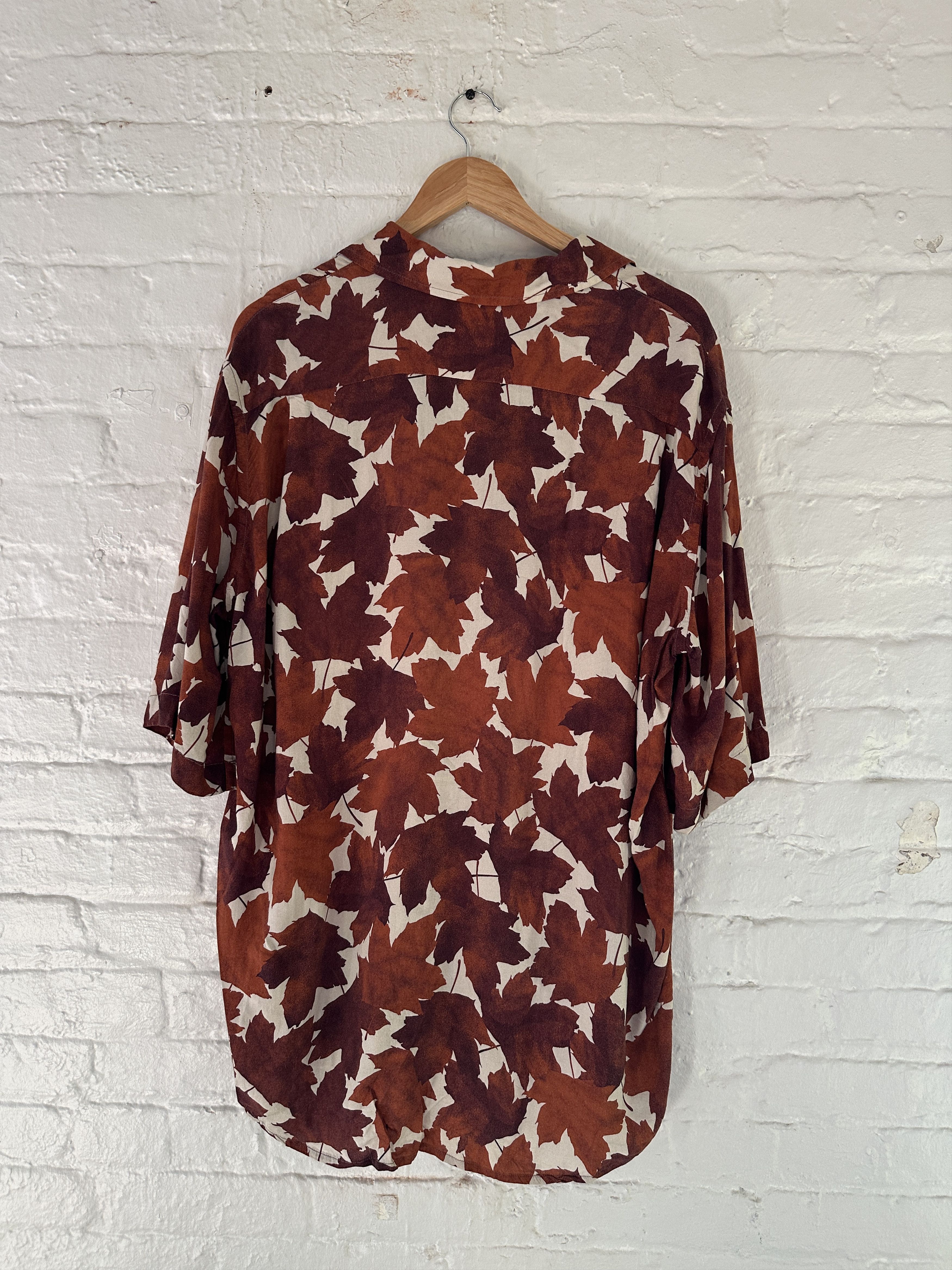 Acne Studios Acne Studios Leaves Camp Collar Shirt Size US M / EU 48-50 / 2 - 3 Thumbnail