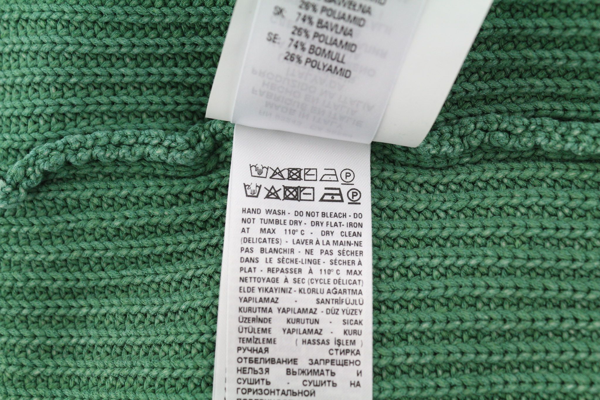Diesel K-KENTUCKY ZIP L Washed Crew Knit Green Jumper 40133 Size US L / EU 52-54 / 3 - 11 Thumbnail