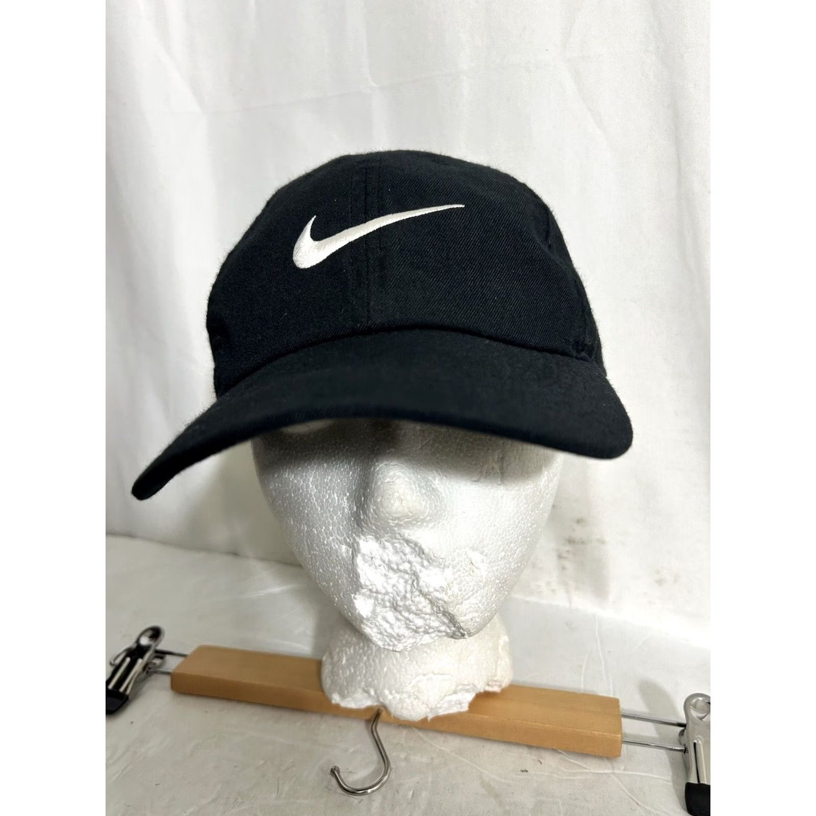 Nike Nike Heritage86 DriFit Baseball Cap Strapback Black White Swoosh Men One Size Black Cap Size ONE SIZE - 2 Thumbnail