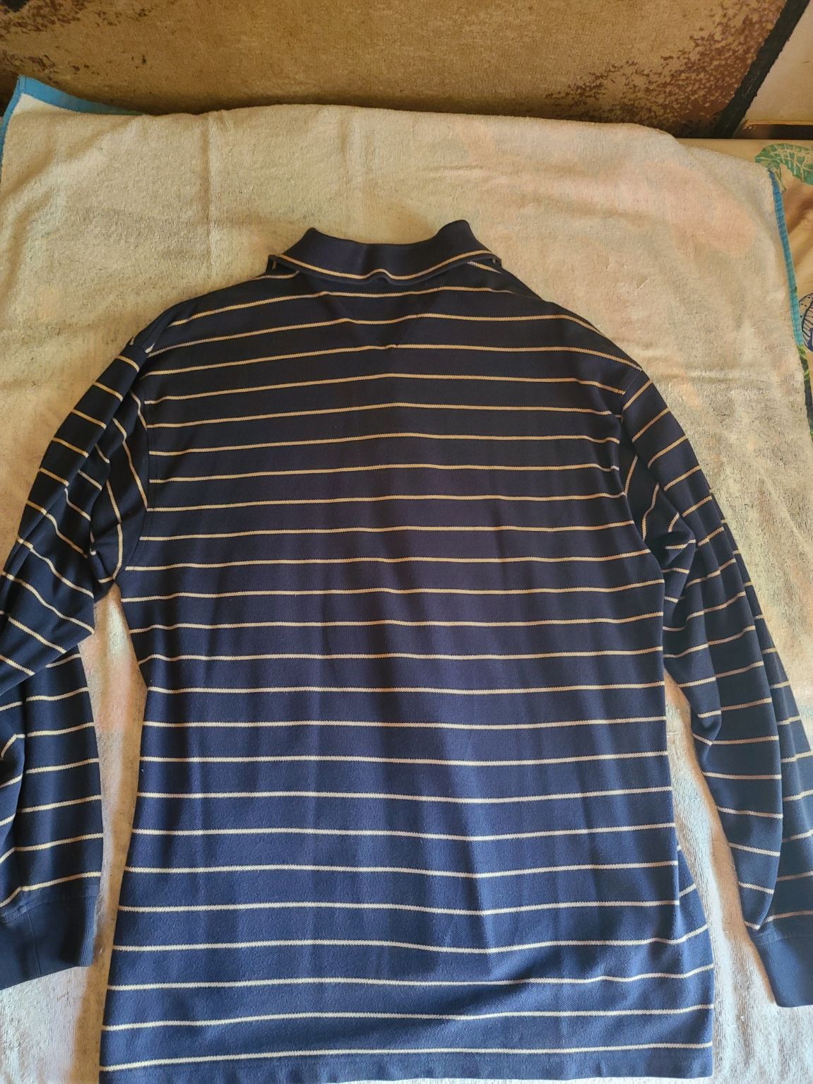 Tommy Hilfiger Vintage Tommy Hilfiger Heritage Crest Striped Polo - Navy Size US M / EU 48-50 / 2 - 2 Thumbnail