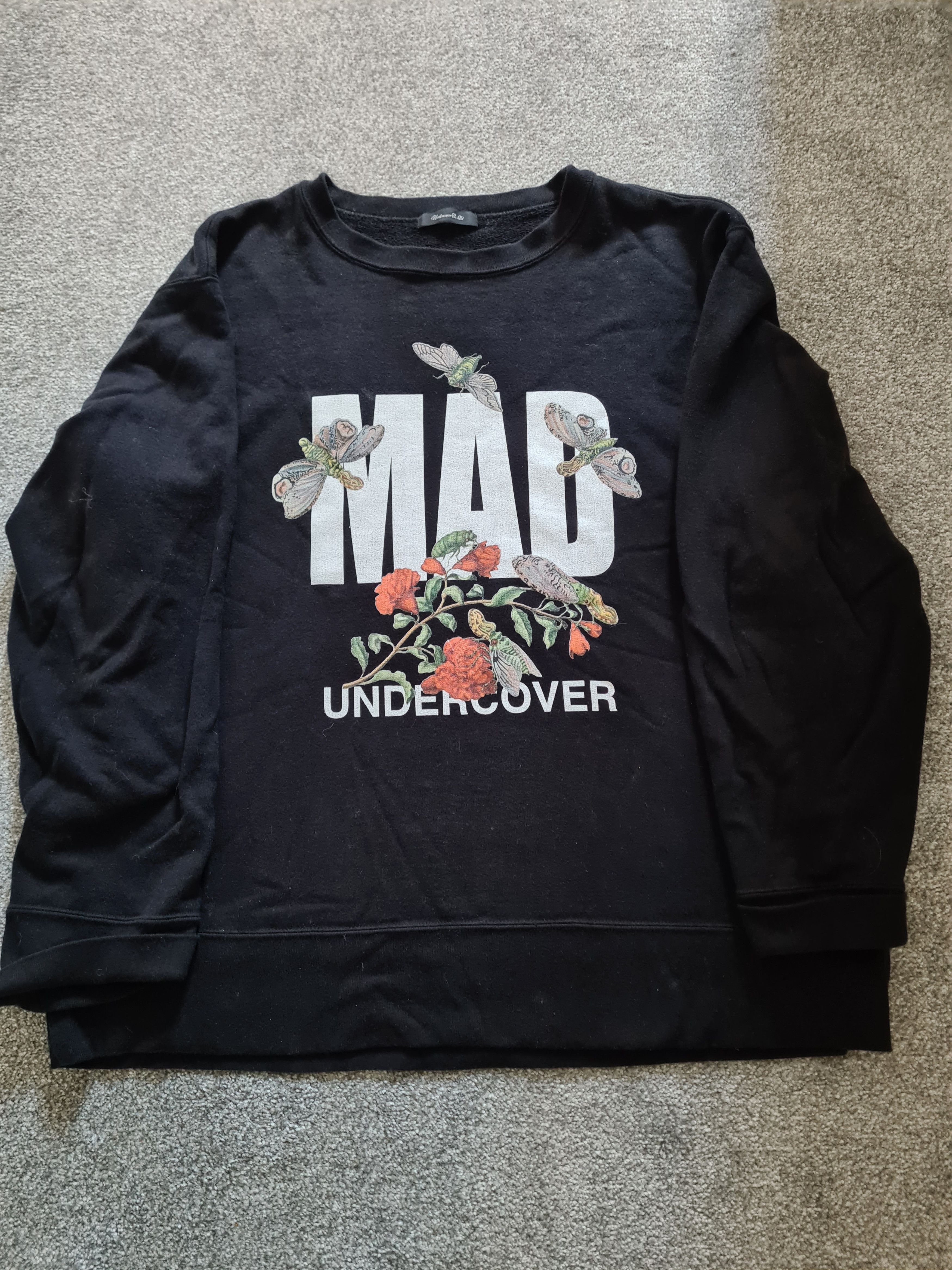 Undercover Undercover MAD black sweatshirt size 3 large Size US L / EU 52-54 / 3 - 1 Thumbnail