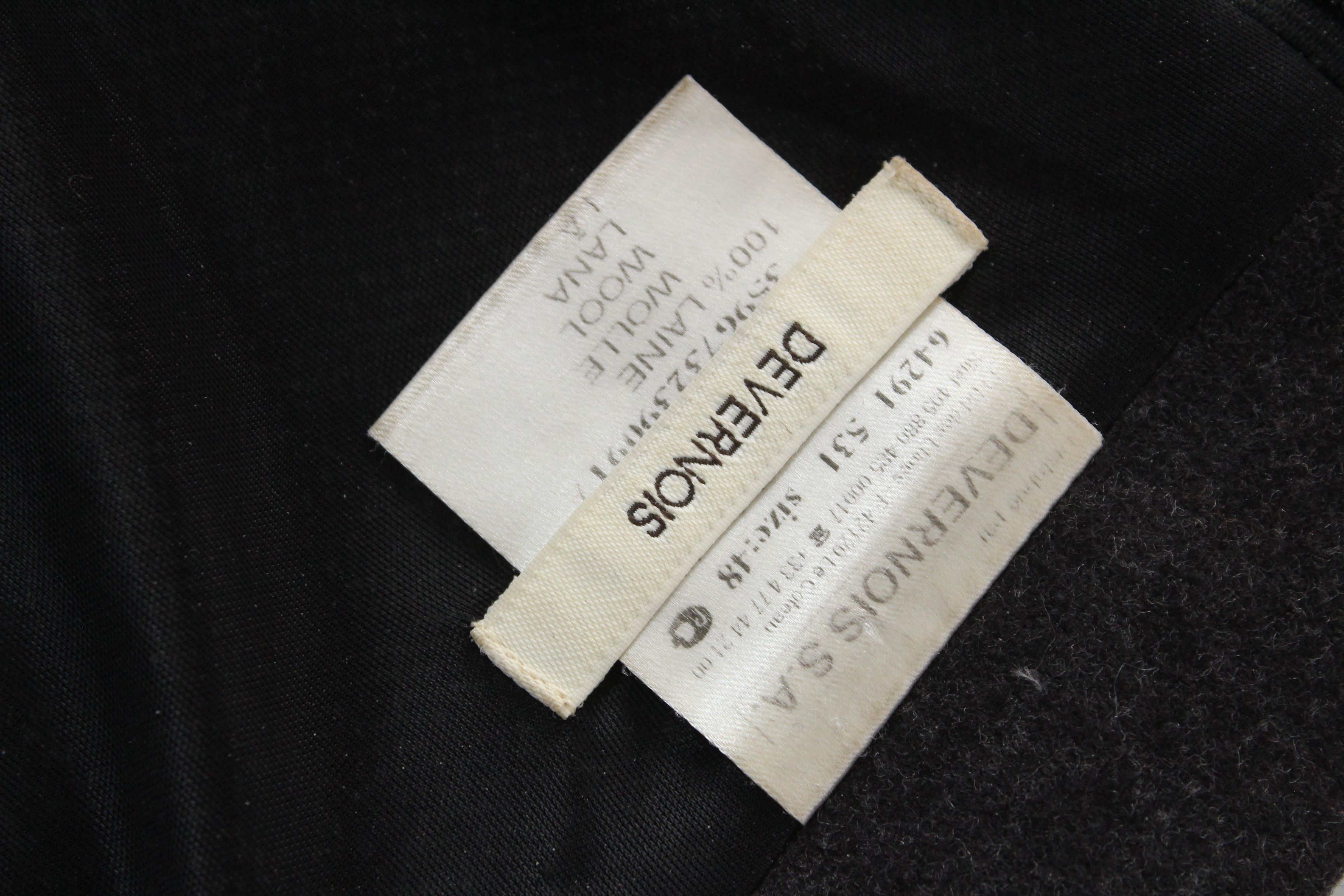 Vintage Devernois Skirt Size 48 Wool Size 34" / US 12 / IT 48 - 9 Thumbnail