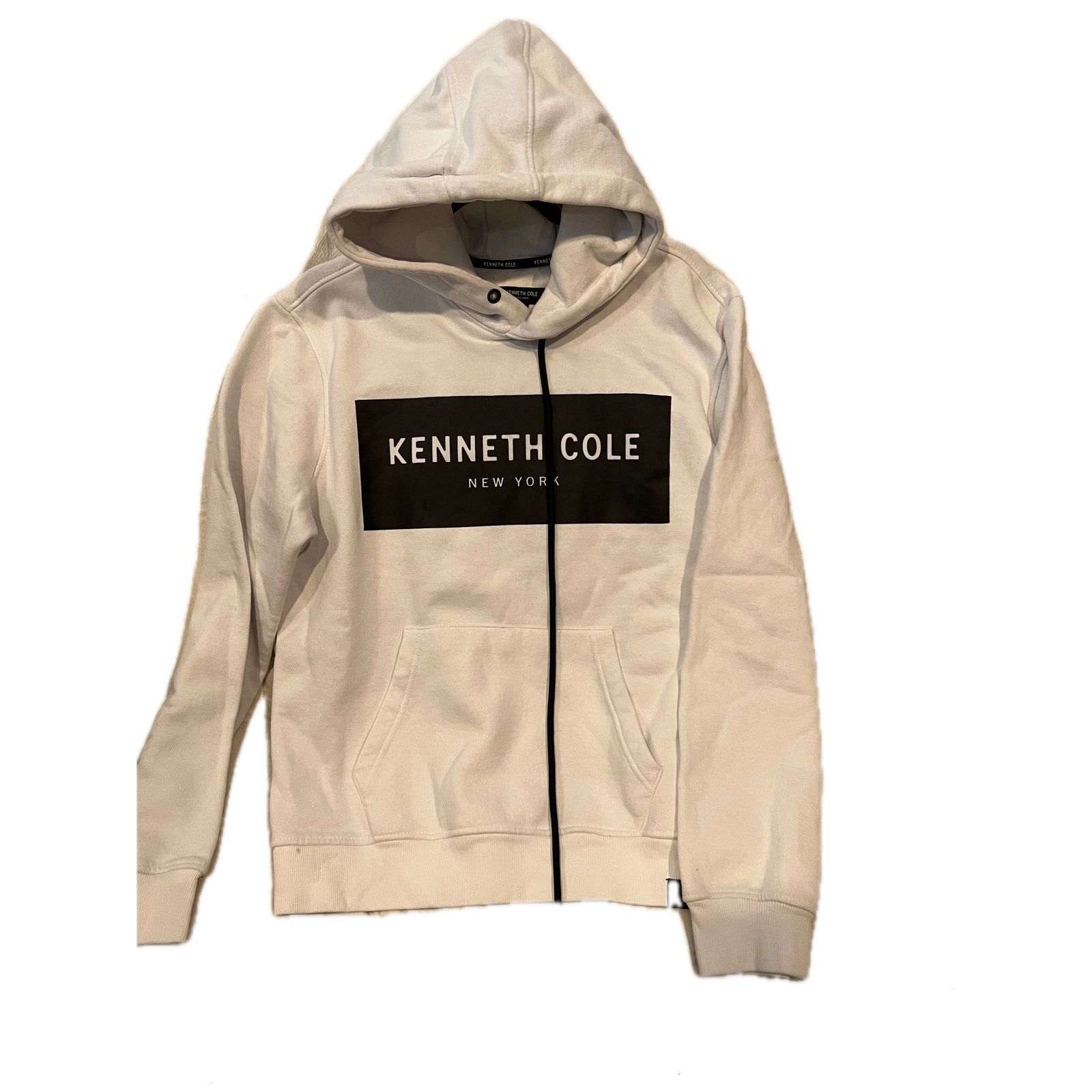 Kenneth Cole Kenneth Cole White Full Zip Hoodie Mens M Size US M / EU 48-50 / 2 - 1 Thumbnail
