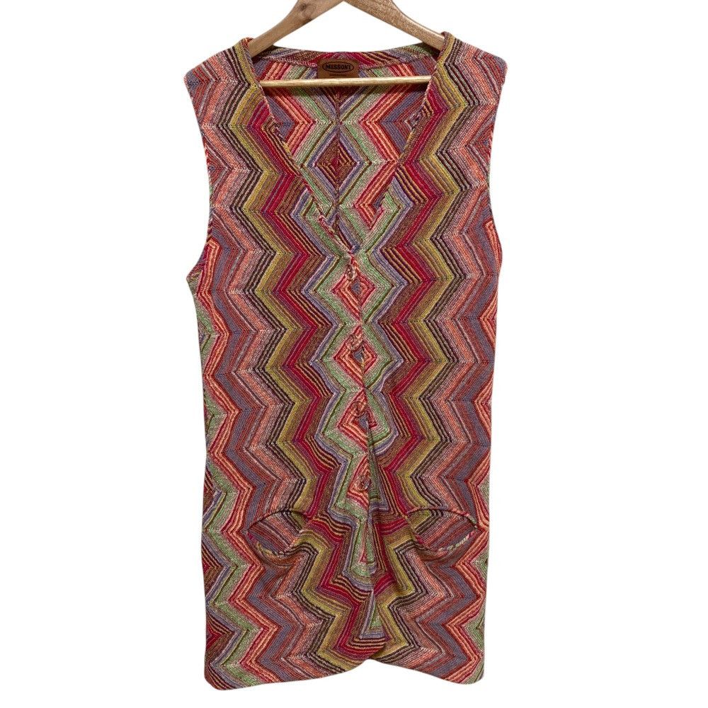 Other Other Missoni Chevron Stripe Wool Knit Vest Others Tops DUTY FREE for USA Size ONE SIZE - 1 Thumbnail