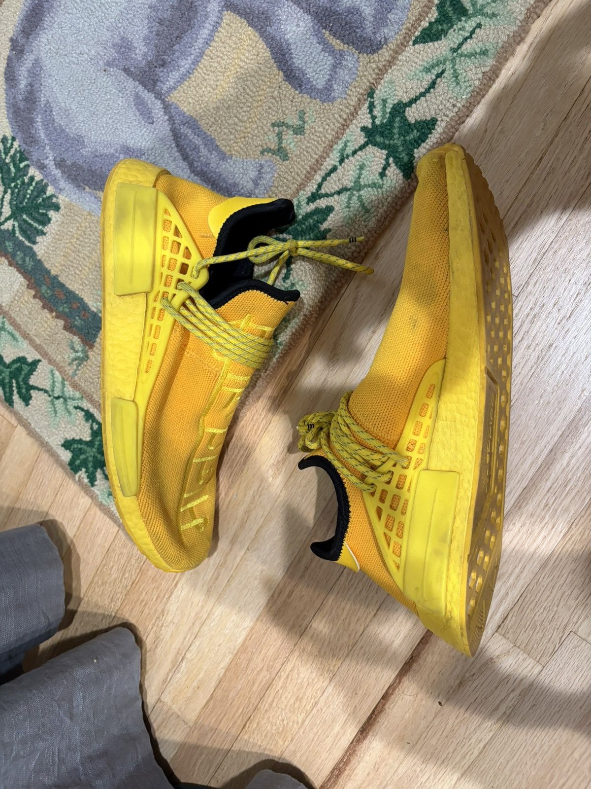 Adidas × Pharrell Pharrell NMD Yellow Size US 11.5 / EU 44-45 - 5 Thumbnail
