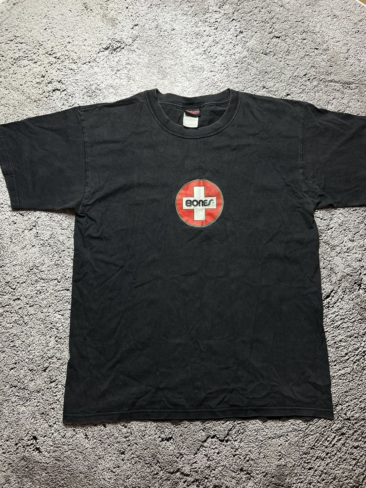 Powell Peralta 1999 RARE‼️Powell Peralta x bones skate one T shirt skate Size US L / EU 52-54 / 3 - 2 Thumbnail