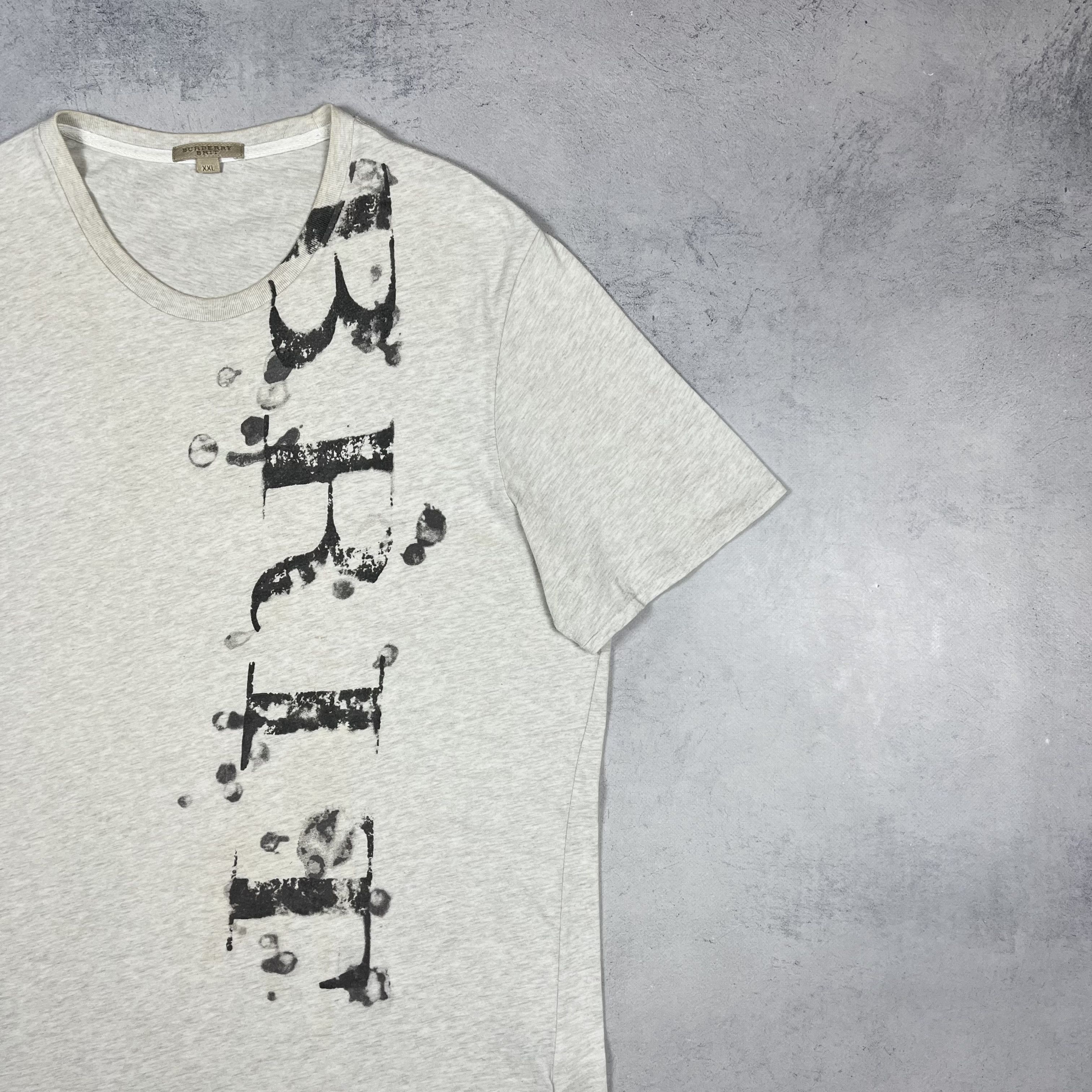 Burberry Burberry Brit Big Logo T Shirt Size US XXL / EU 58 / 5 - 3 Thumbnail