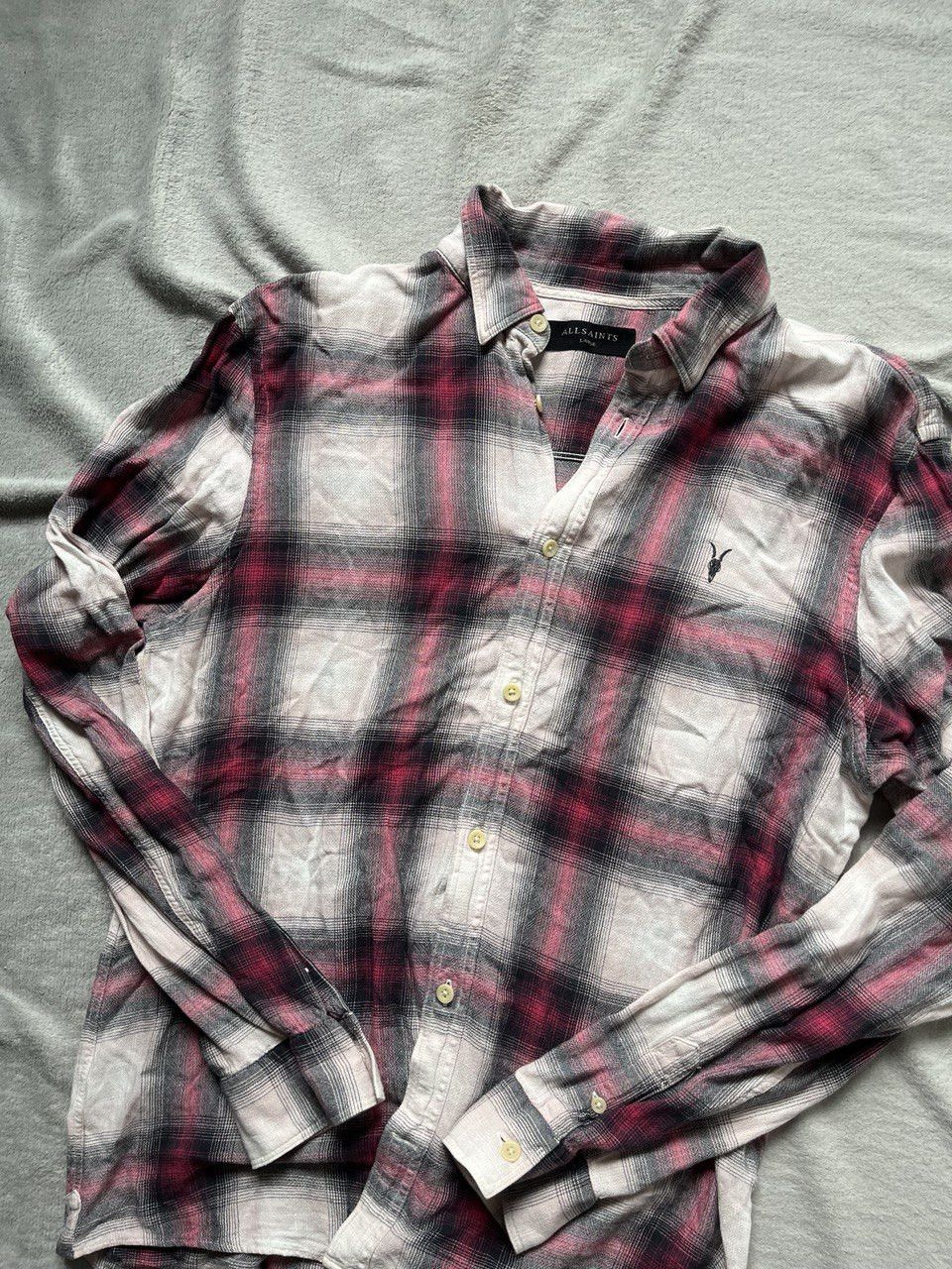 Allsaints All Saints checkered shirt YSL style Size US L / EU 52-54 / 3 - 2 Thumbnail