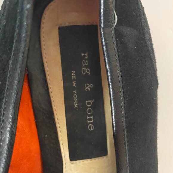 Rag & Bone Rag & Bone New York Black Suede Loafers Dress Shoe Size 36 Size US 6 / IT 36 - 4 Thumbnail