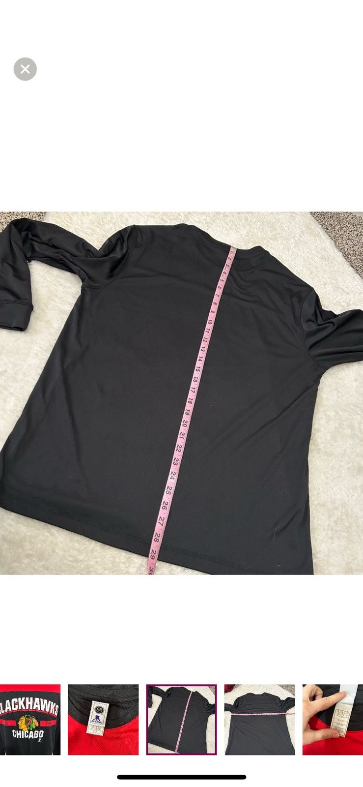 NHL NHL Chicago Blackhawks large long sleeved toews athletic tee Size US L / EU 52-54 / 3 - 2 Thumbnail