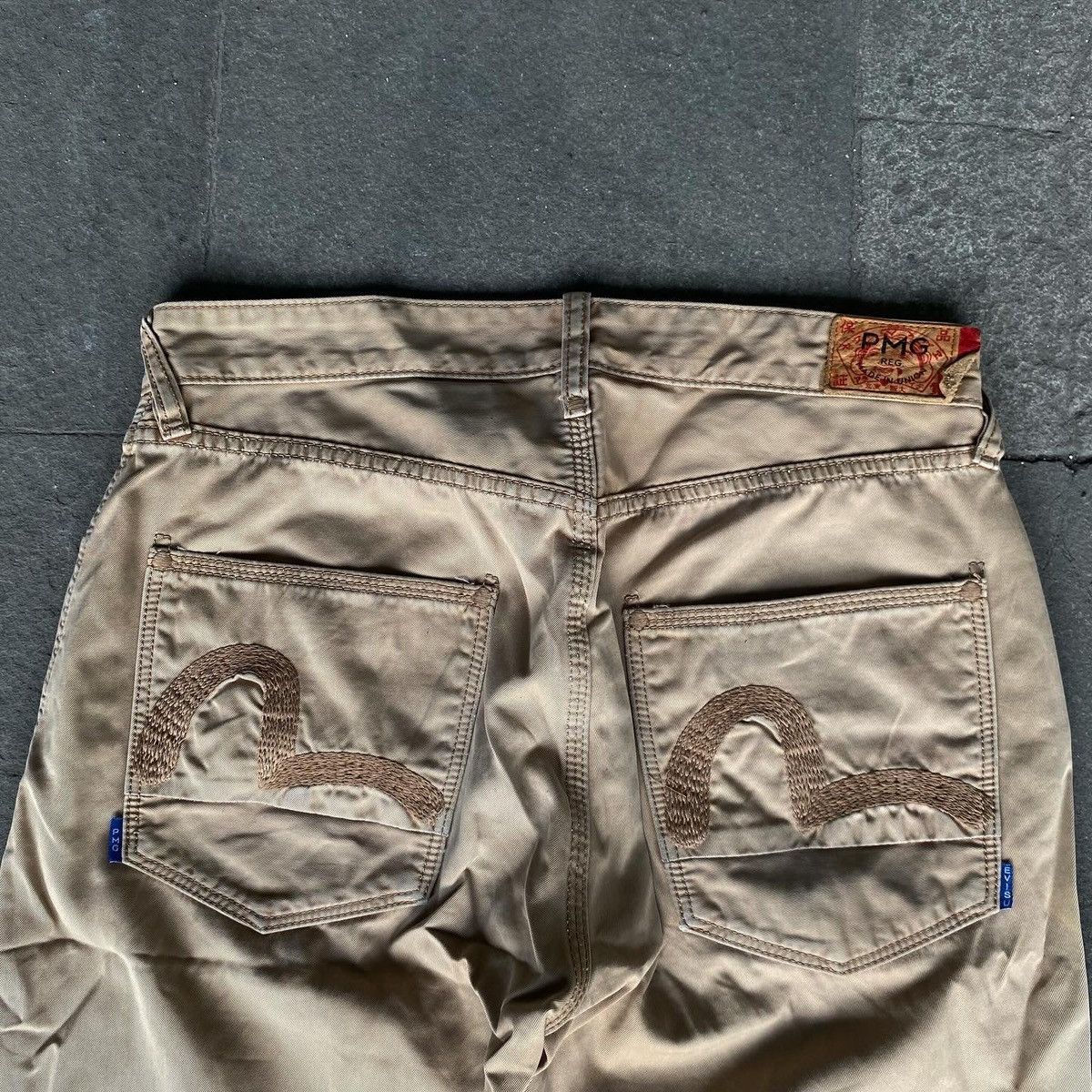 Evisu × Japanese Brand × Vintage Evisu PMG Made in Union Chinos Size US 30 / EU 46 - 2 Thumbnail