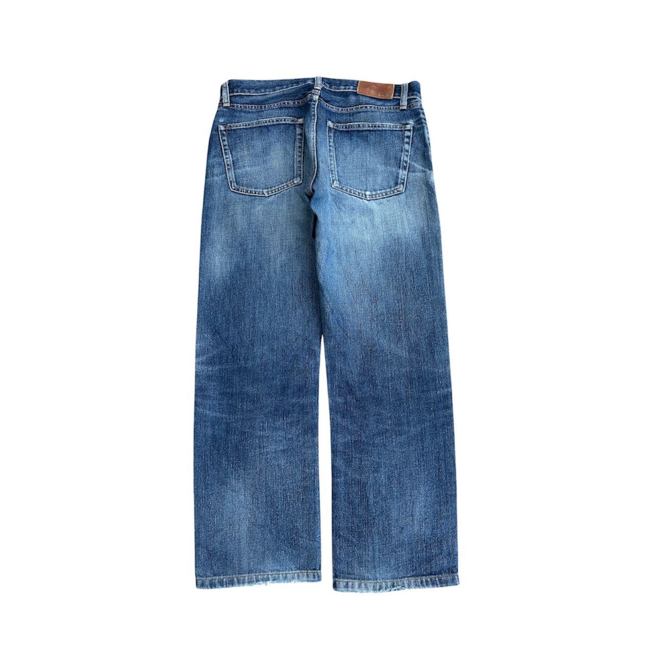 Undercover × Uniqlo Vintage Uniqlo S-002 Distressed Indigo Blue Jeans W32 Size US 32 / EU 48 - 2 Thumbnail