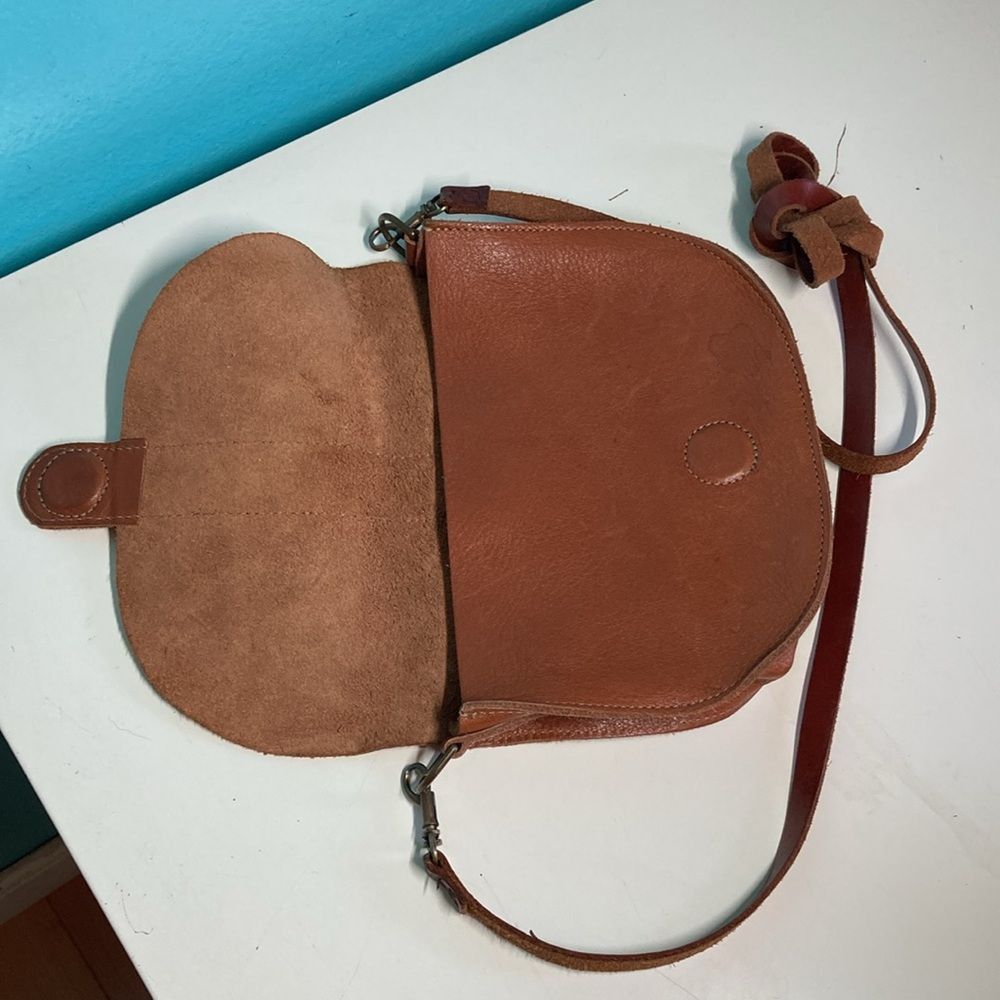 Molly Goddard Molly G Clementine Crossbody Whiskey Colored Saddle Leather Size ONE SIZE - 6 Thumbnail