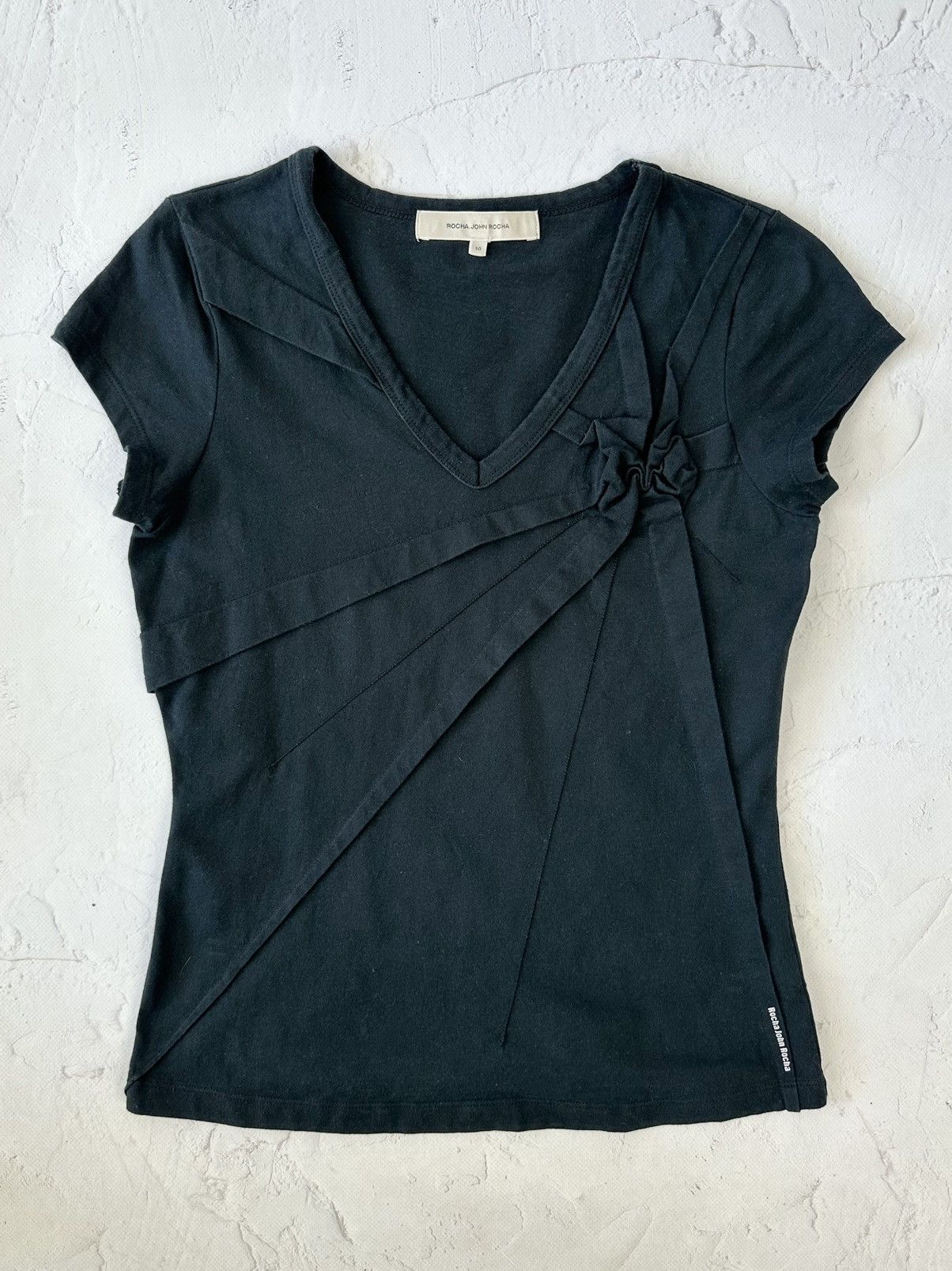 If Six Was Nine × Japanese Brand × Vintage Vintage Black Top Size L / US 10 / IT 46 - 1 Thumbnail