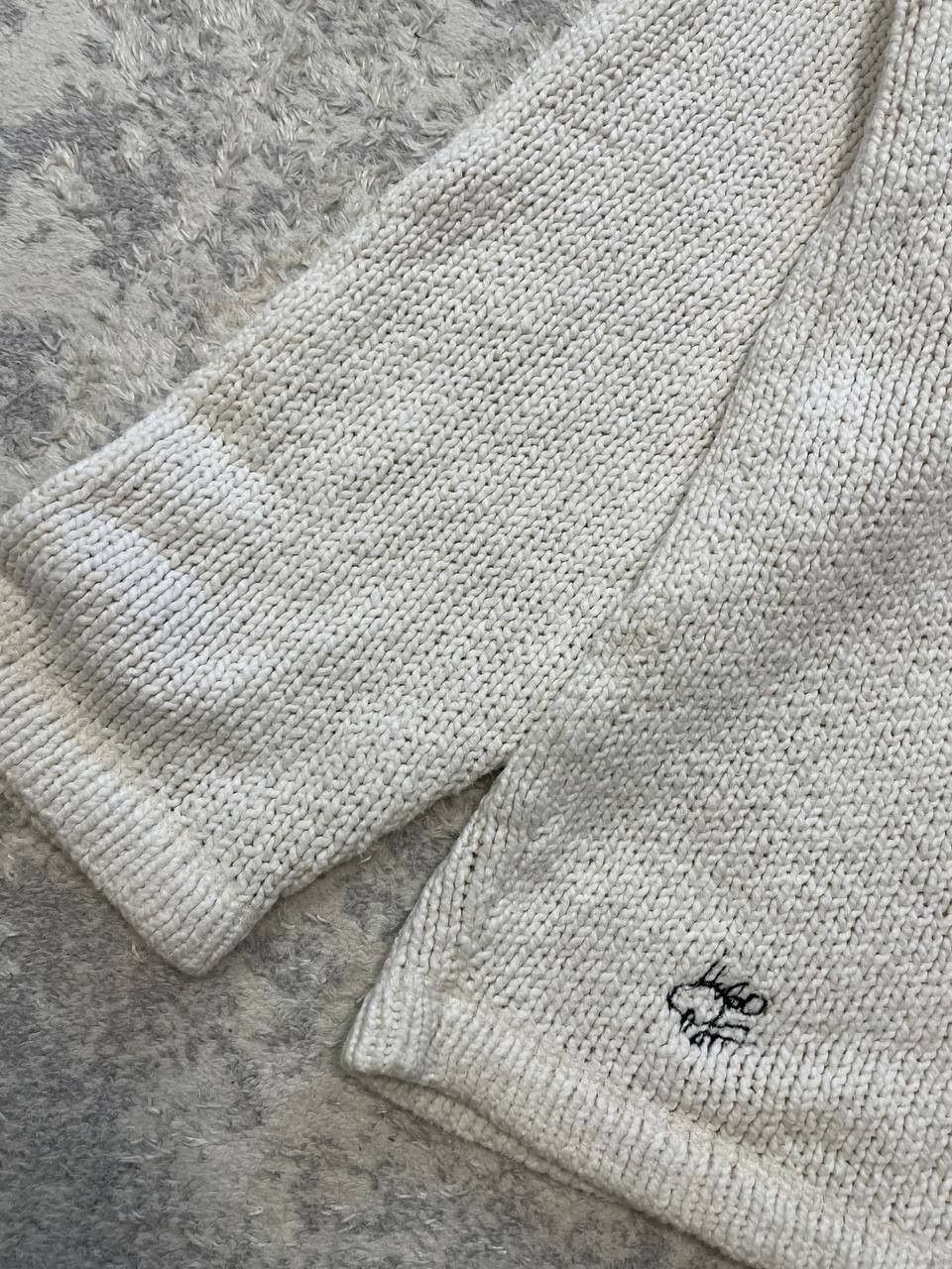 Other Vintage Corto Maltese Wool Sweater Loose Knit Cream Art Knit Size US L / EU 52-54 / 3 - 9 Thumbnail