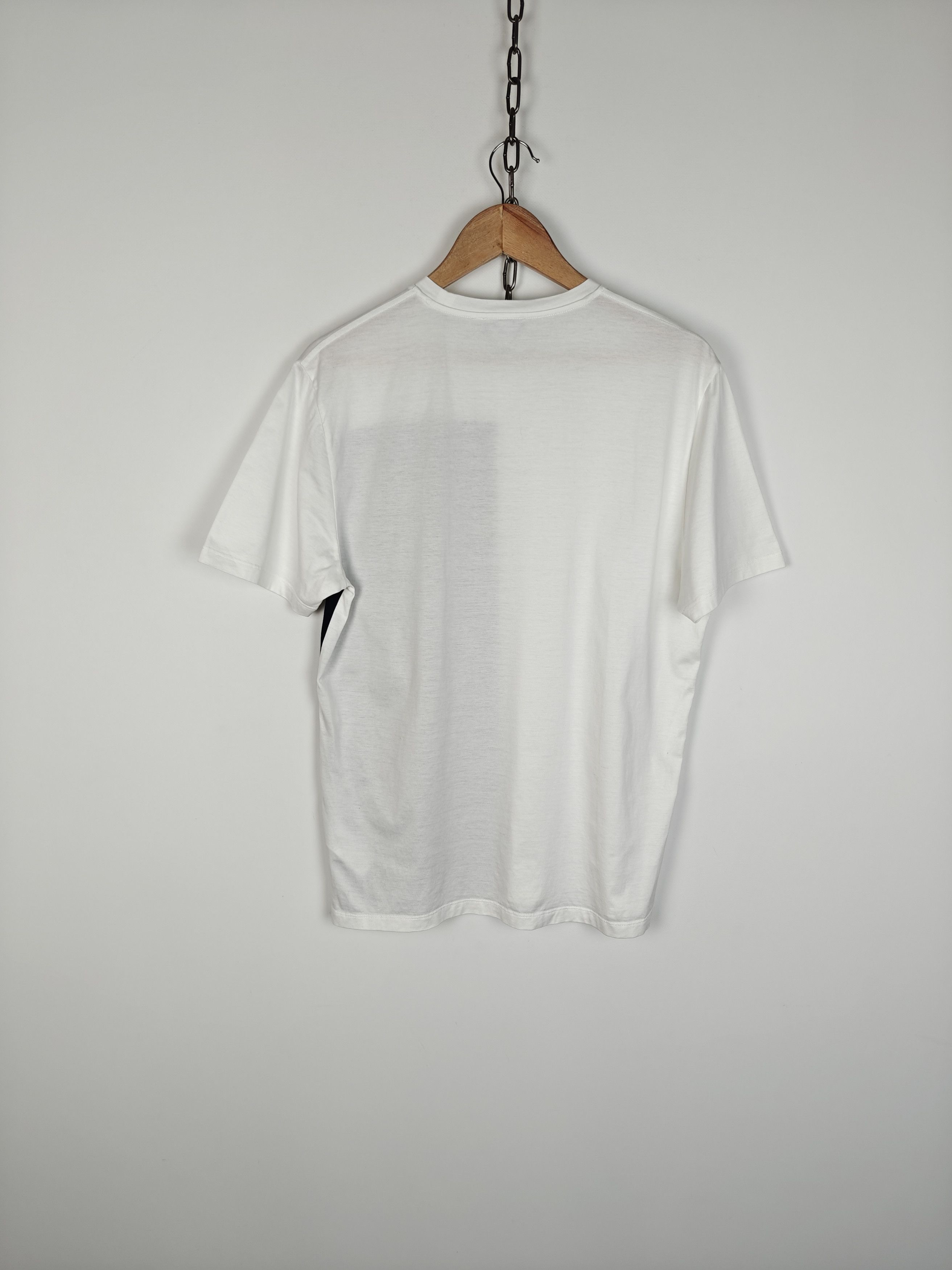 Reiss Reiss T-Shirt Egyptian Cotton White/Blue size M Size US M / EU 48-50 / 2 - 6 Thumbnail