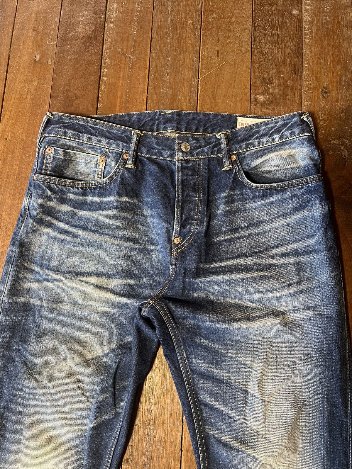 Evisu Evisu Daicock Denim Pants Size US 34 / EU 50 - 8 Thumbnail