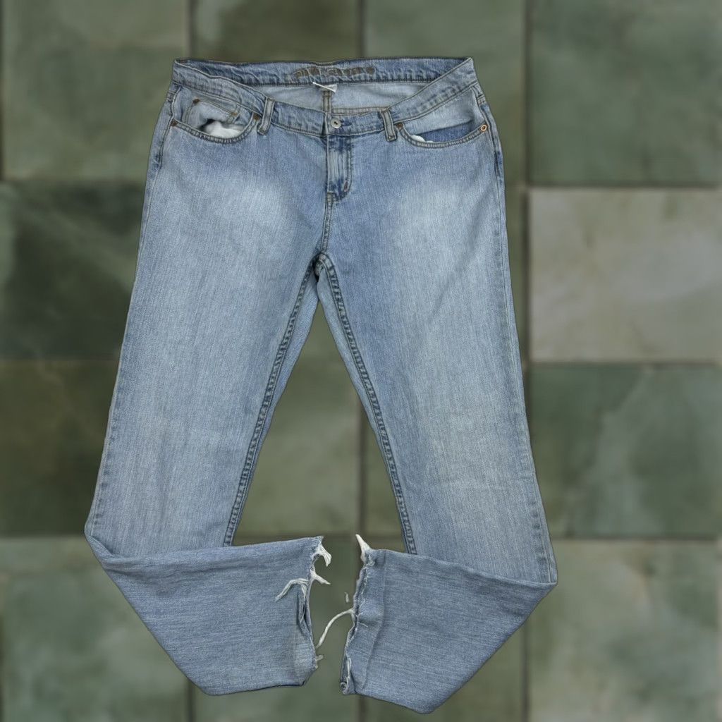 Vintage VINTAGE No Boundaries Jeans Women Tall 15 Blue 90s Grunge Y2K 2000s Punk Straight Jeans Womens Size 36" / US 14 / IT 50 - 1 Thumbnail