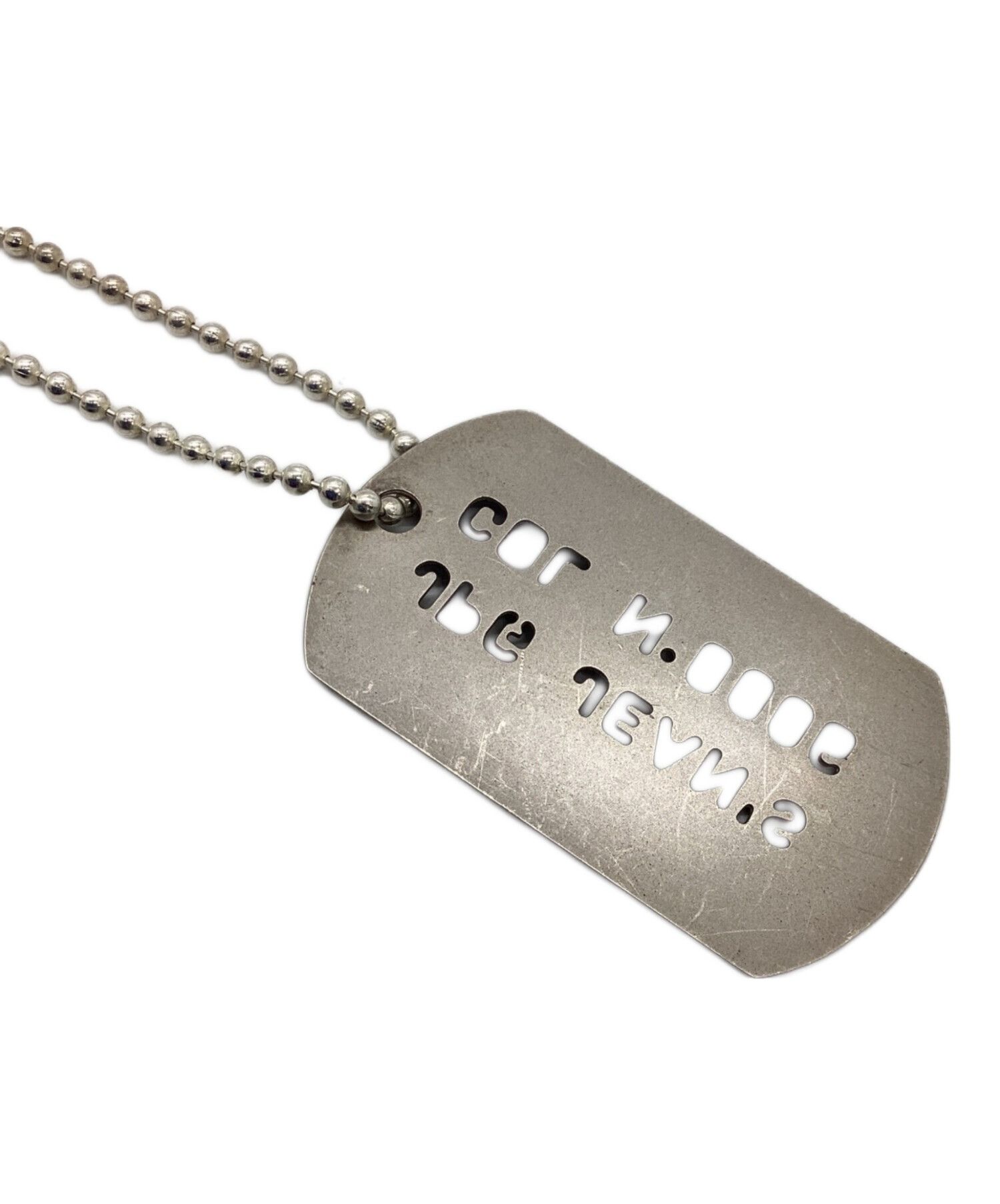 Jean Paul Gaultier Dog Tag Necklace Size ONE SIZE - 2 Thumbnail
