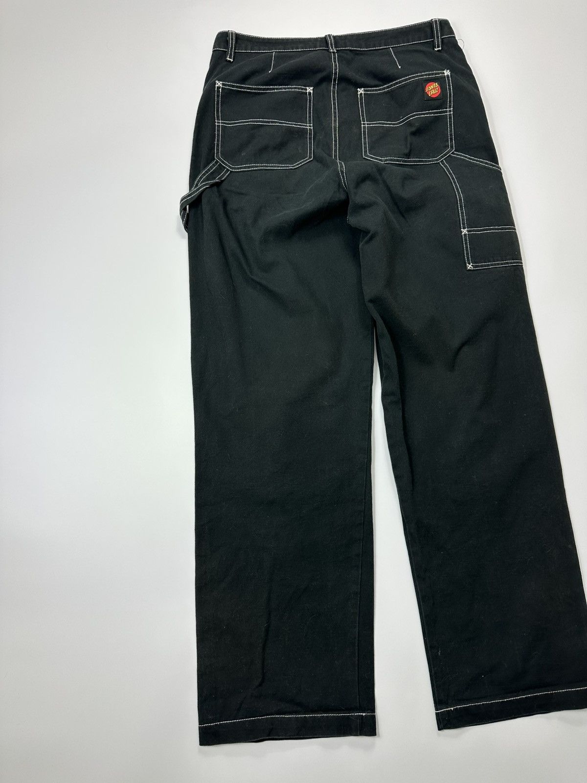 Santa Cruz Skateboards Santa Cruz Double Knee Baggy Pants Black Size US 34 / EU 50 - 9 Thumbnail